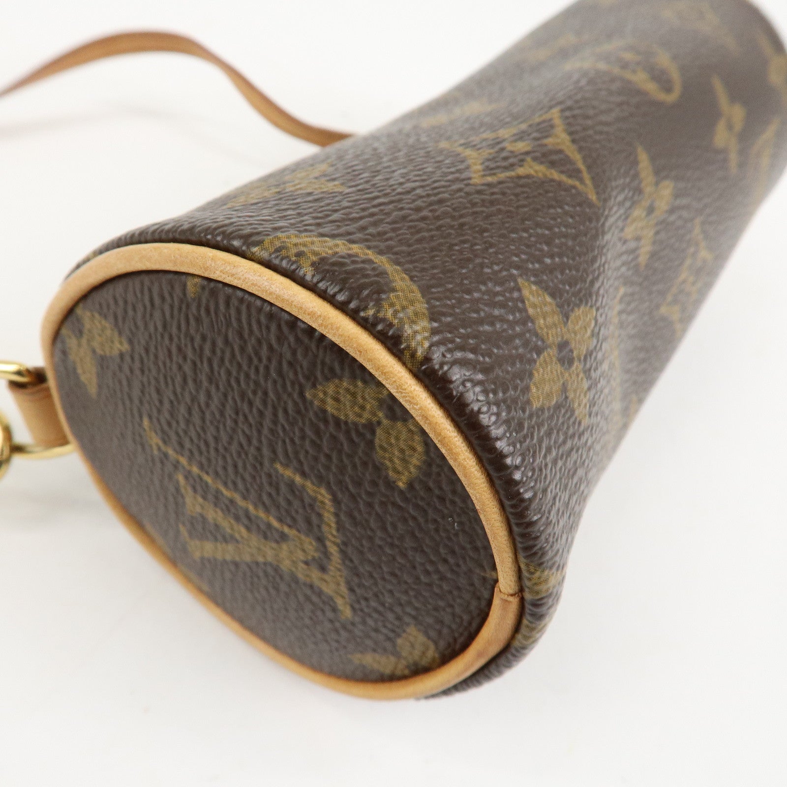 Louis Vuitton Monogram Mini Pouch for Papillon Bag New Style Brown Used