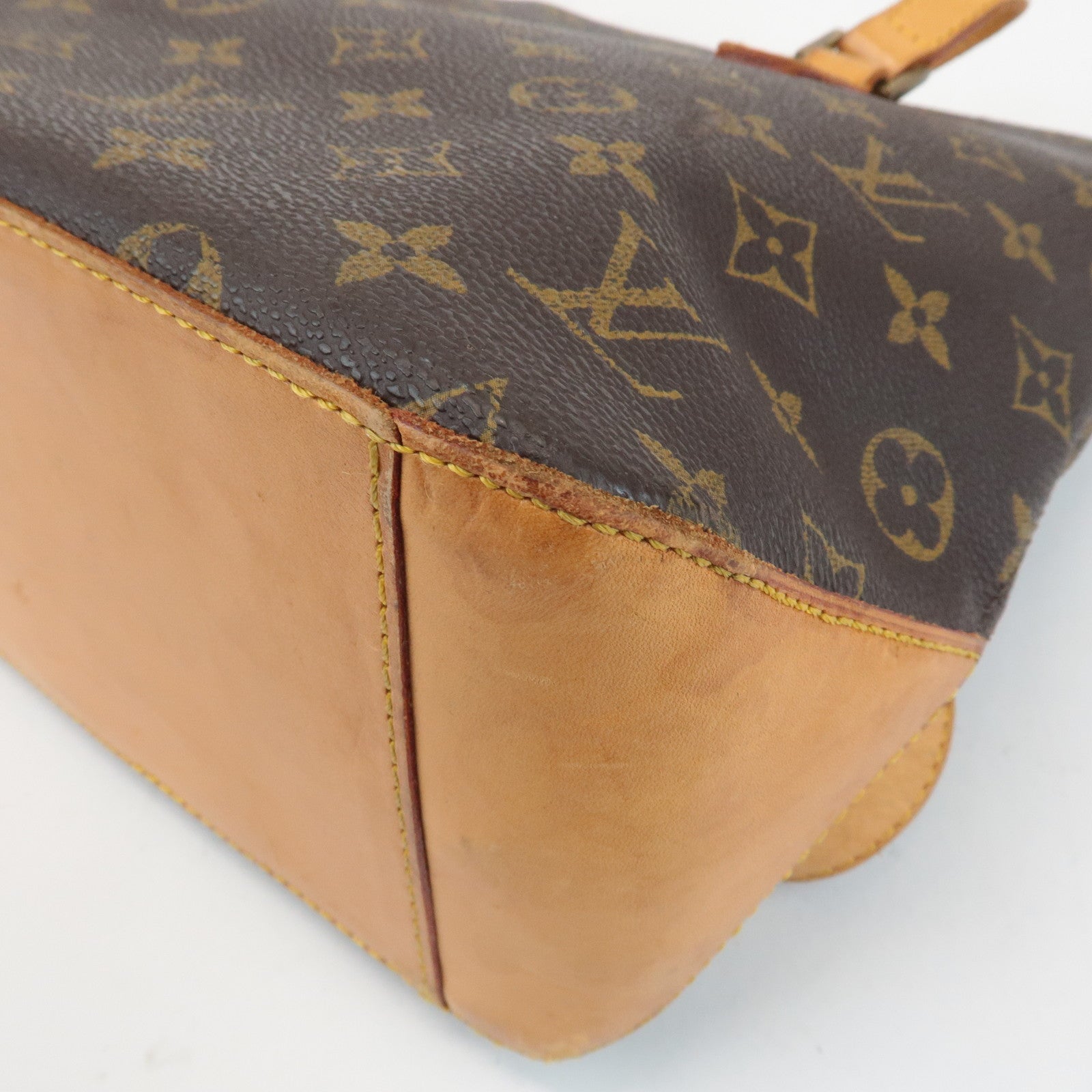 Louis Vuitton Monogram Cabas Piano Tote Bag Hand Bag M51148 Used