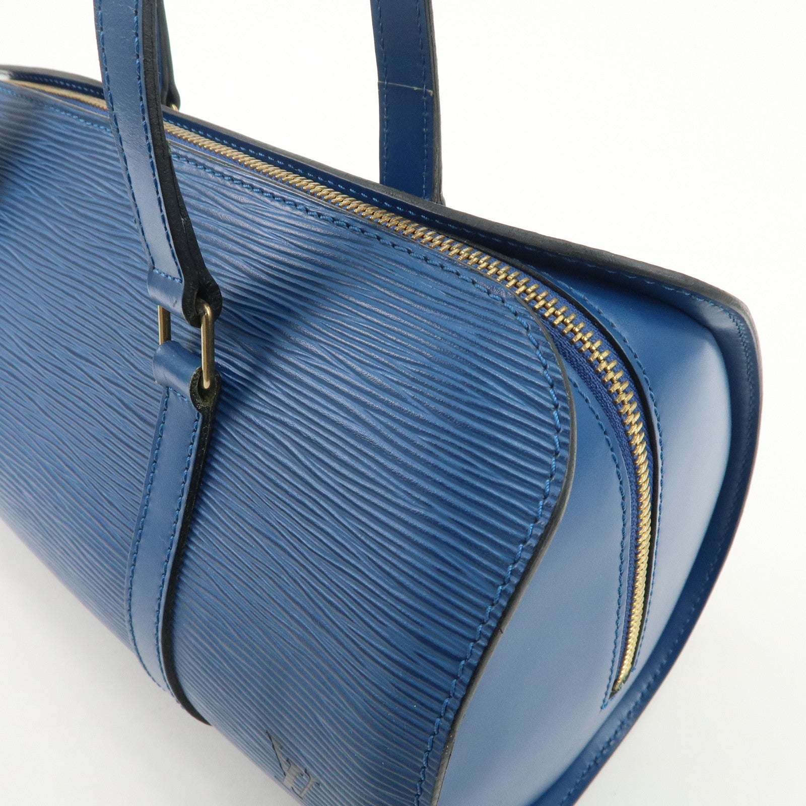 Louis Vuitton Epi Soufflot Shoulder Bag Hand Bag Blue M52222