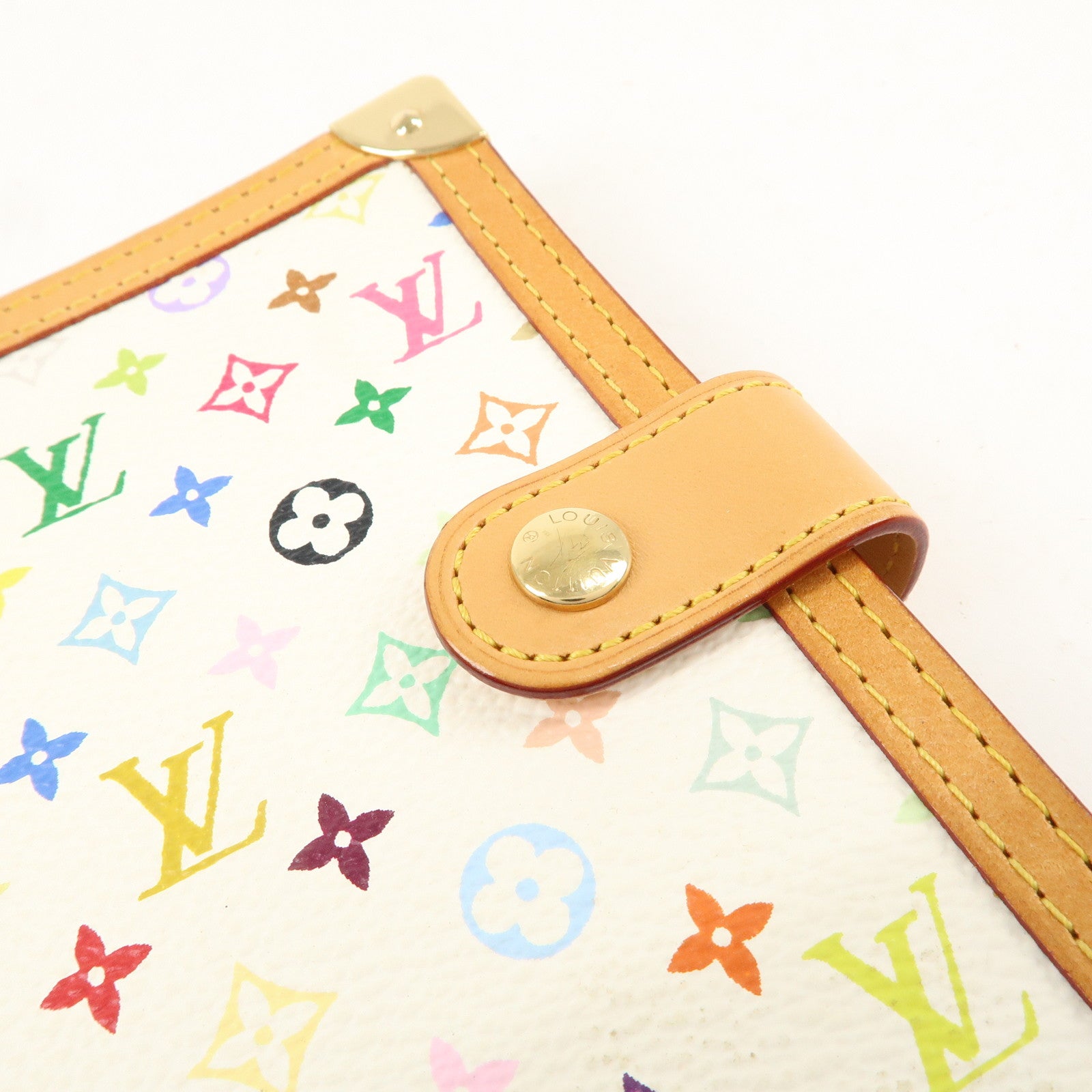 Louis Vuitton Monogram Multi Color Agenda PM Planner Cover R20896