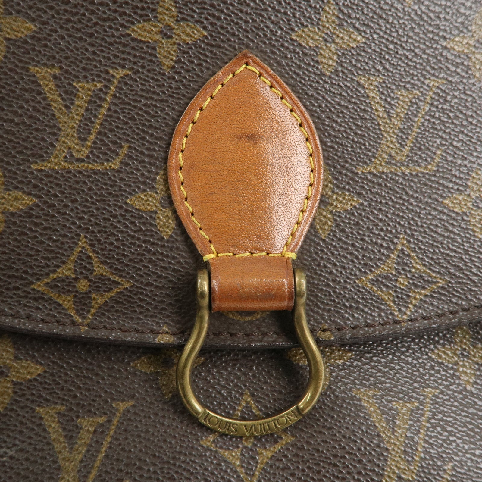 Louis Vuitton Monogram Saint Cloud MM Shoulder Bag Brown M51243