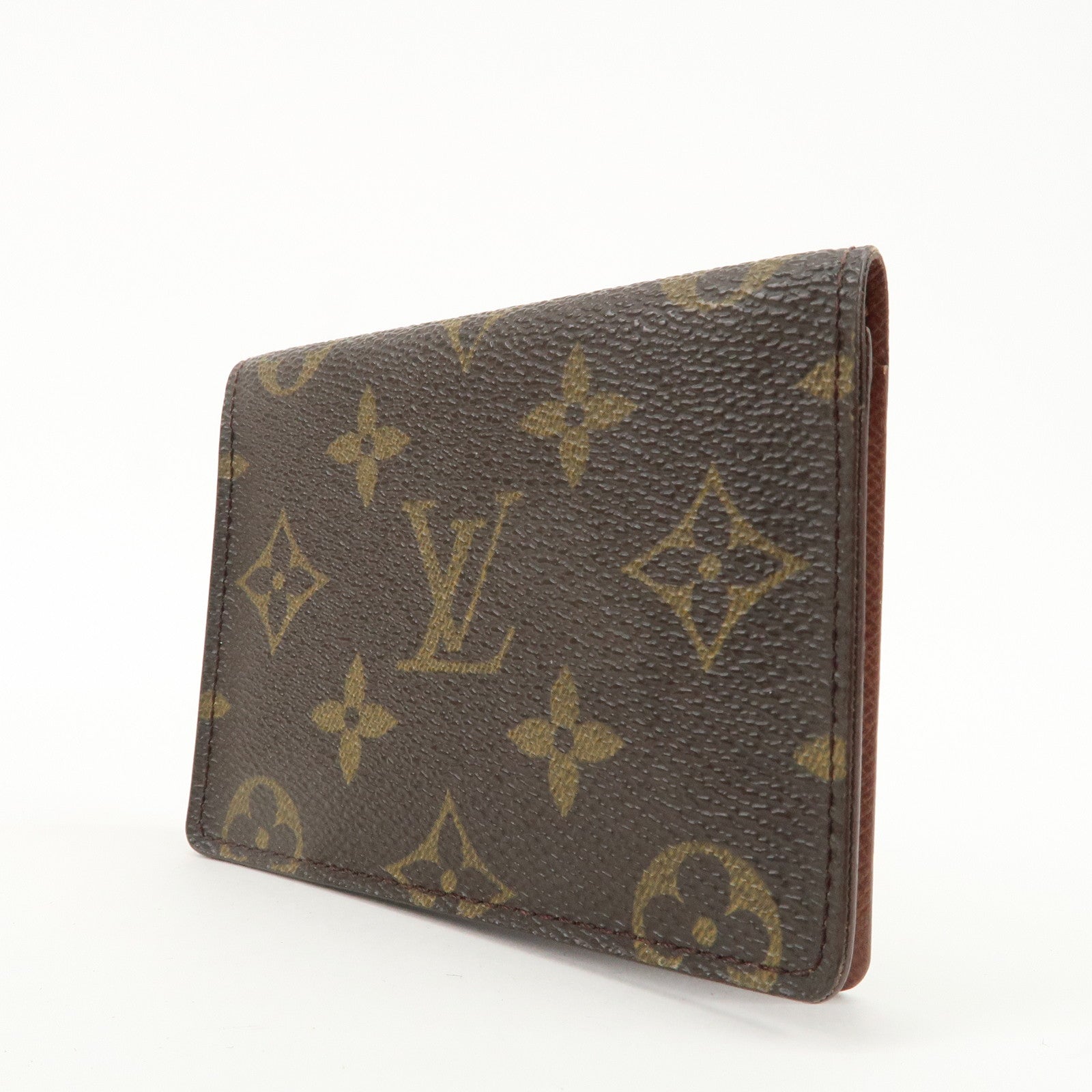 Louis Vuitton Taiga Monogram Set of 2 Card Case M30512 M60533 Used