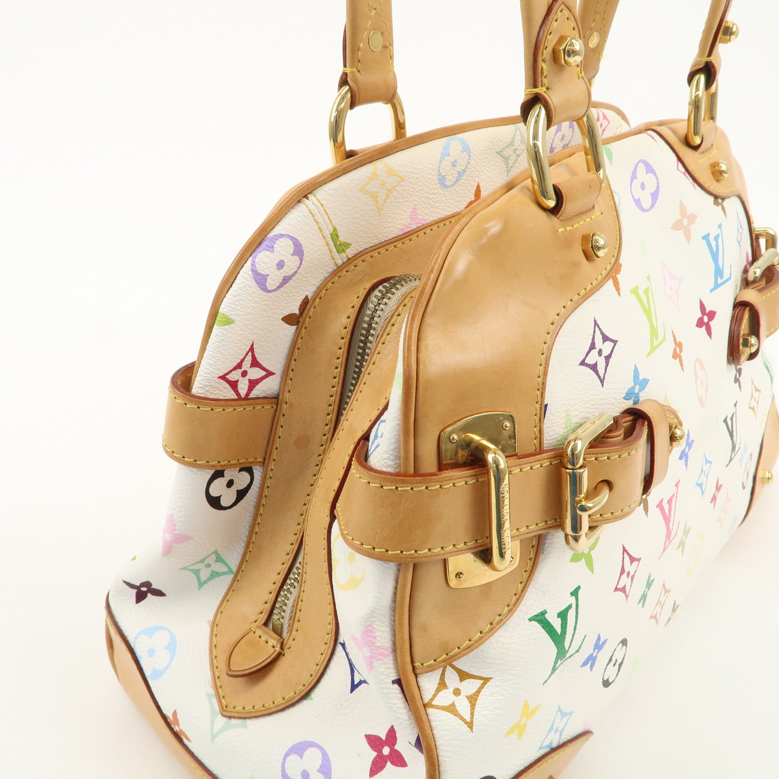 Louis Vuitton Monogram Multicolor Claudia Hand Bag M40193 Used