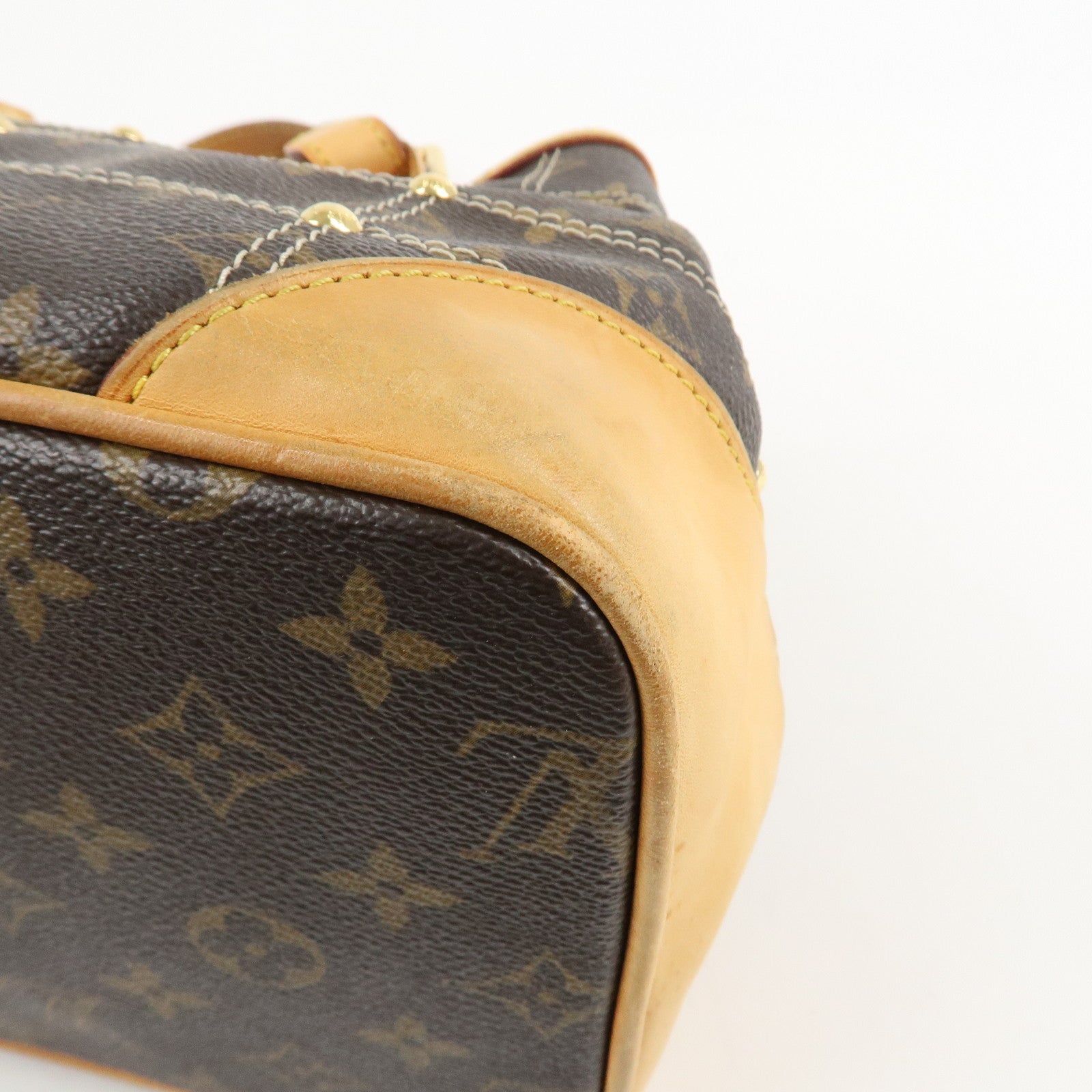 Louis Vuitton Monogram Rivet Hand Bag Shoulder Bag M40140 Used