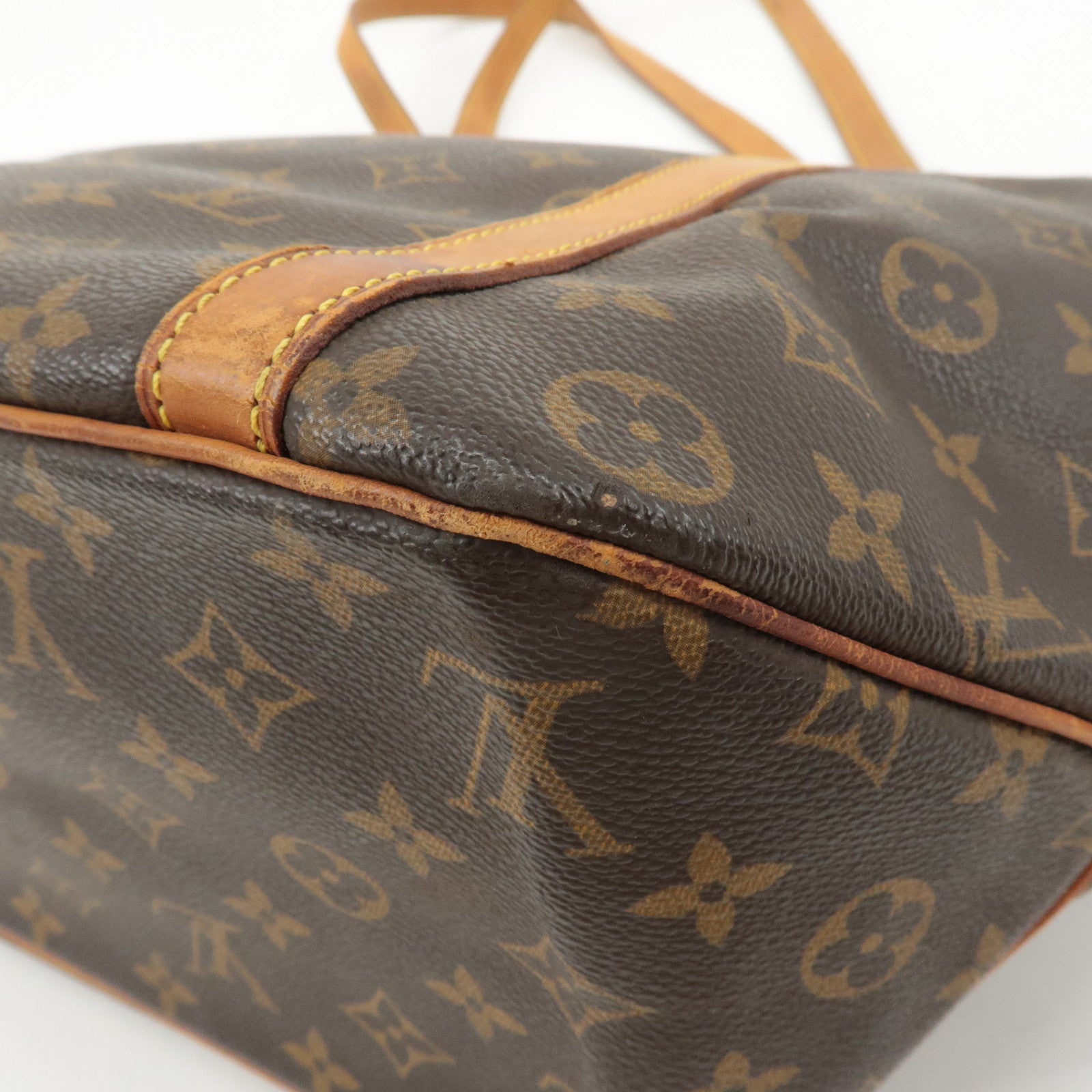 Louis Vuitton Monogram Sac Shopping Shoulder Bag M51108 Used