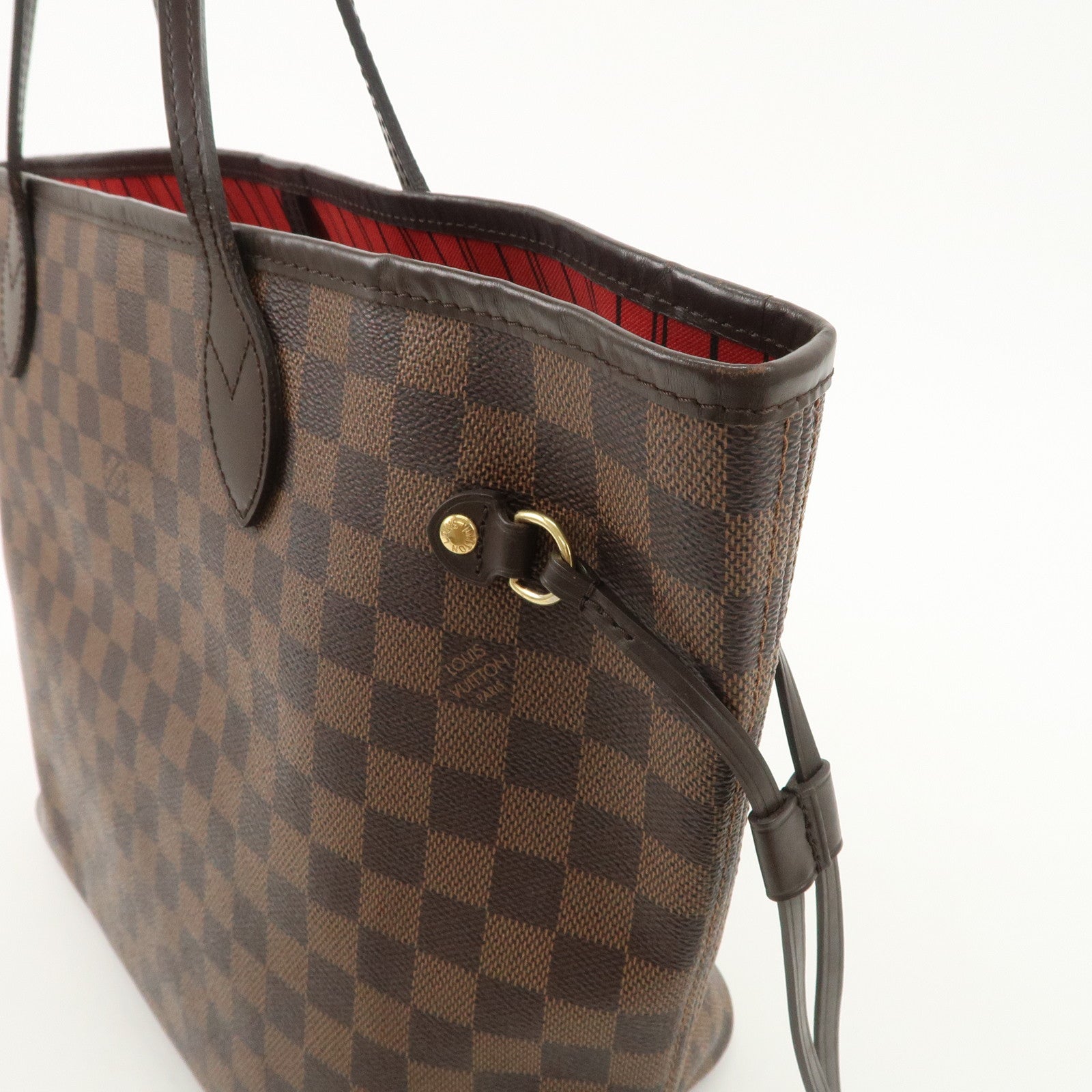 Louis Vuitton Damier Neverfull MM Tote Bag Hand Bag N51105 Used