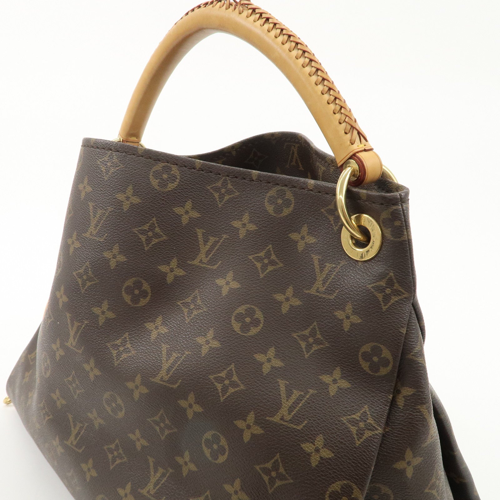 Louis Vuitton Monogram Artsy MM Shoulder Bag Brown M40249 Used