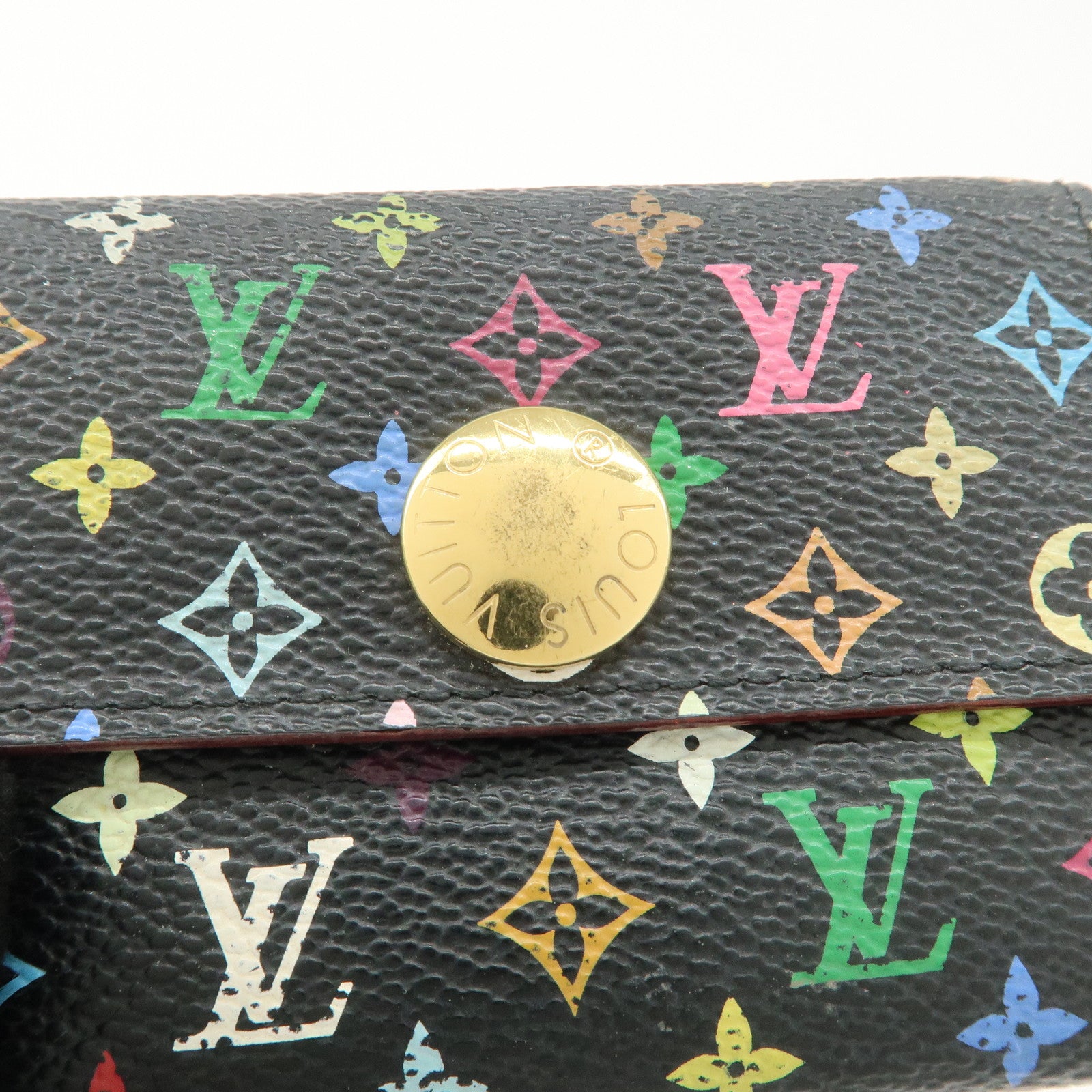 Louis Vuitton Monogram Porte Monnaie Cozy Coin Case Noir M60007 Used