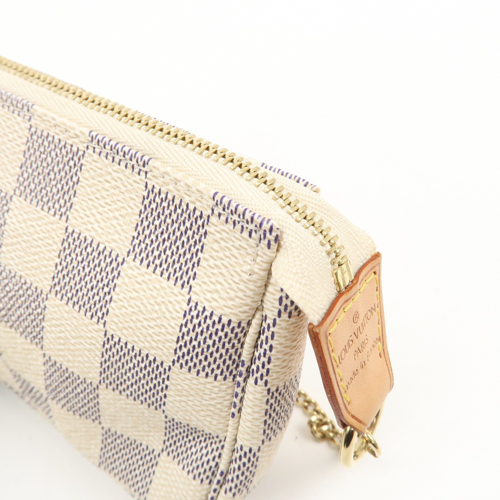 Louis Vuitton Damier Azur Mini Pochette Accessoires Pouch N58010 Used