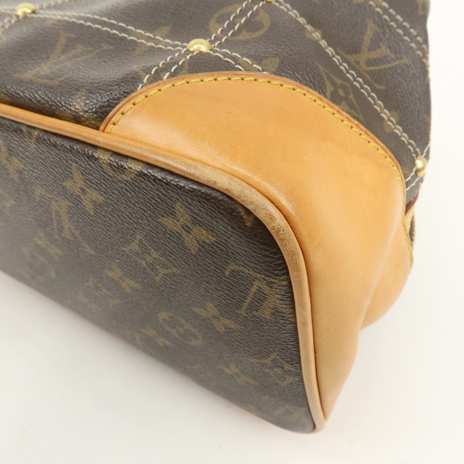 Louis Vuitton Monogram Rivet Hand Bag Shoulder Bag M40140