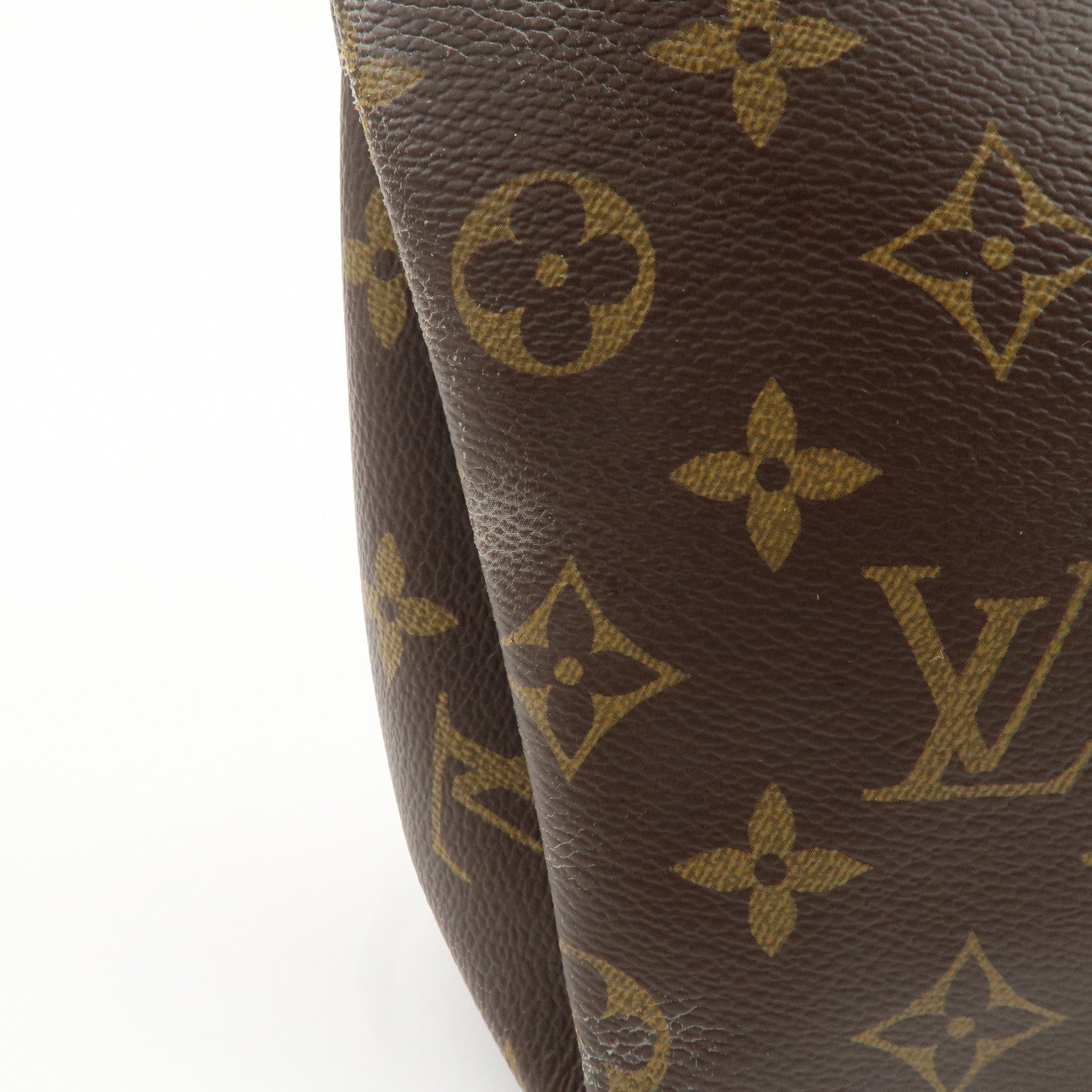 Louis Vuitton Monogram Pallas Beauty Case Brown Red M64123 Used