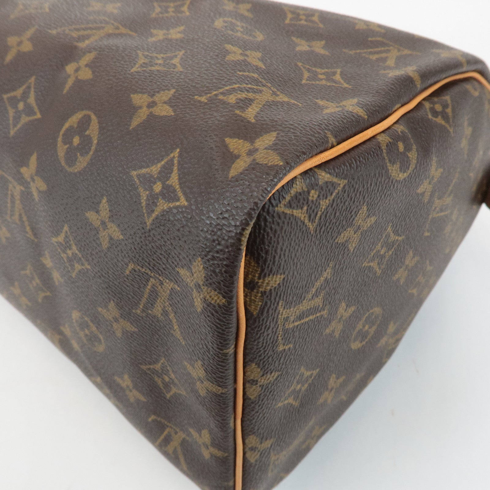 Louis Vuitton Monogram Speedy 30 Hand Bag Boston Bag M41526 Used