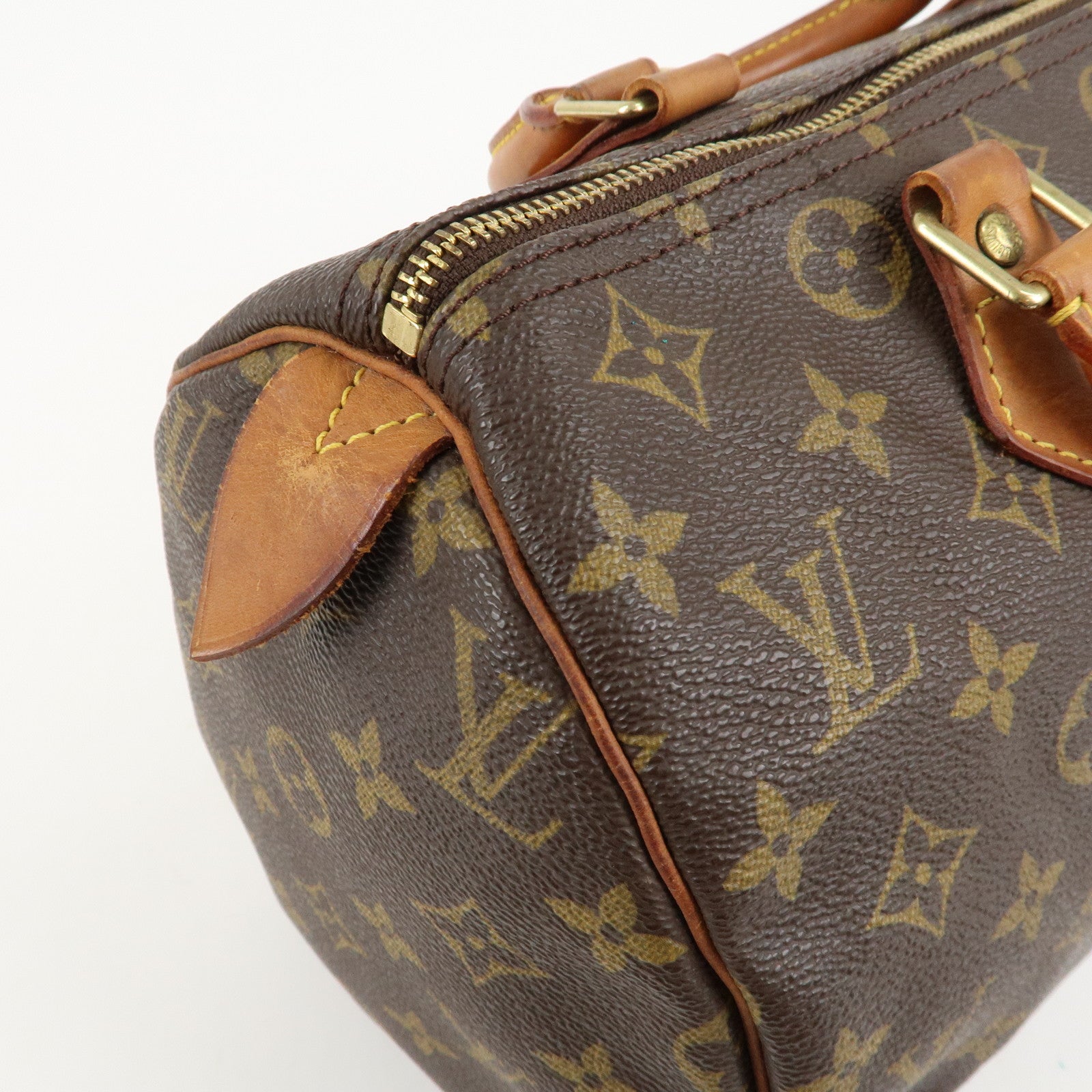 Louis Vuitton Monogram Speedy 30 Hand Bag Boston Bag M41526 Used