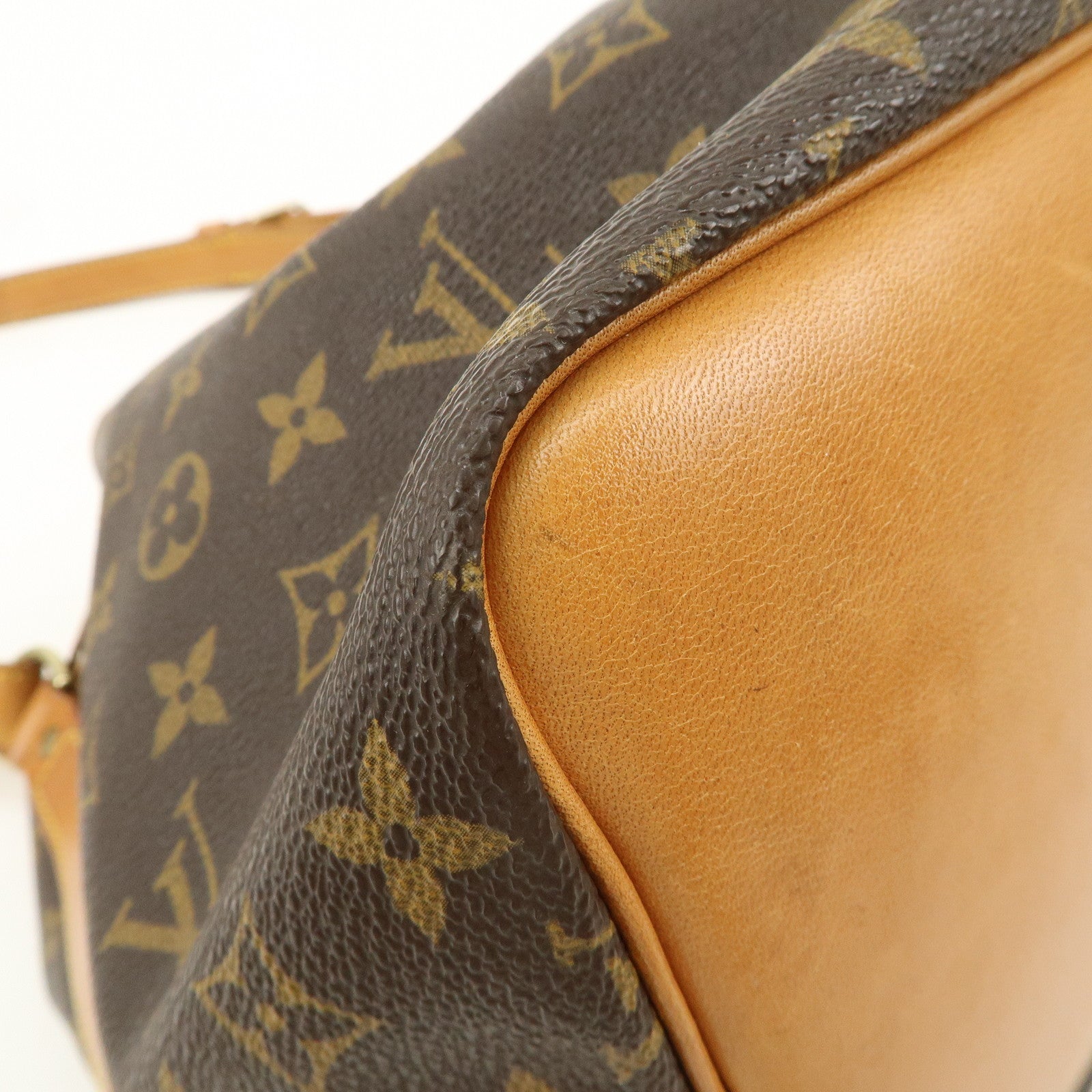 Louis Vuitton Monogram Petit Noe Shoulder Bag Brown M40818