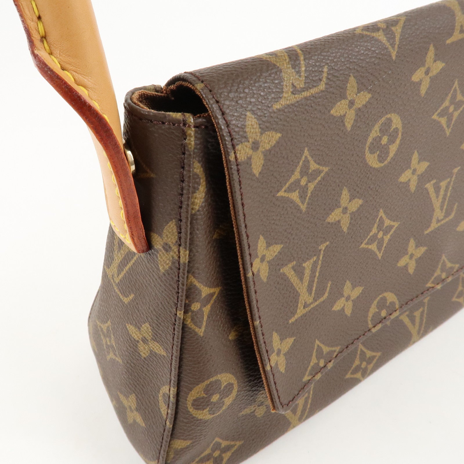 Louis Vuitton Monogram Mini Looping Shoulder Bag Hand Bag M51147 Used