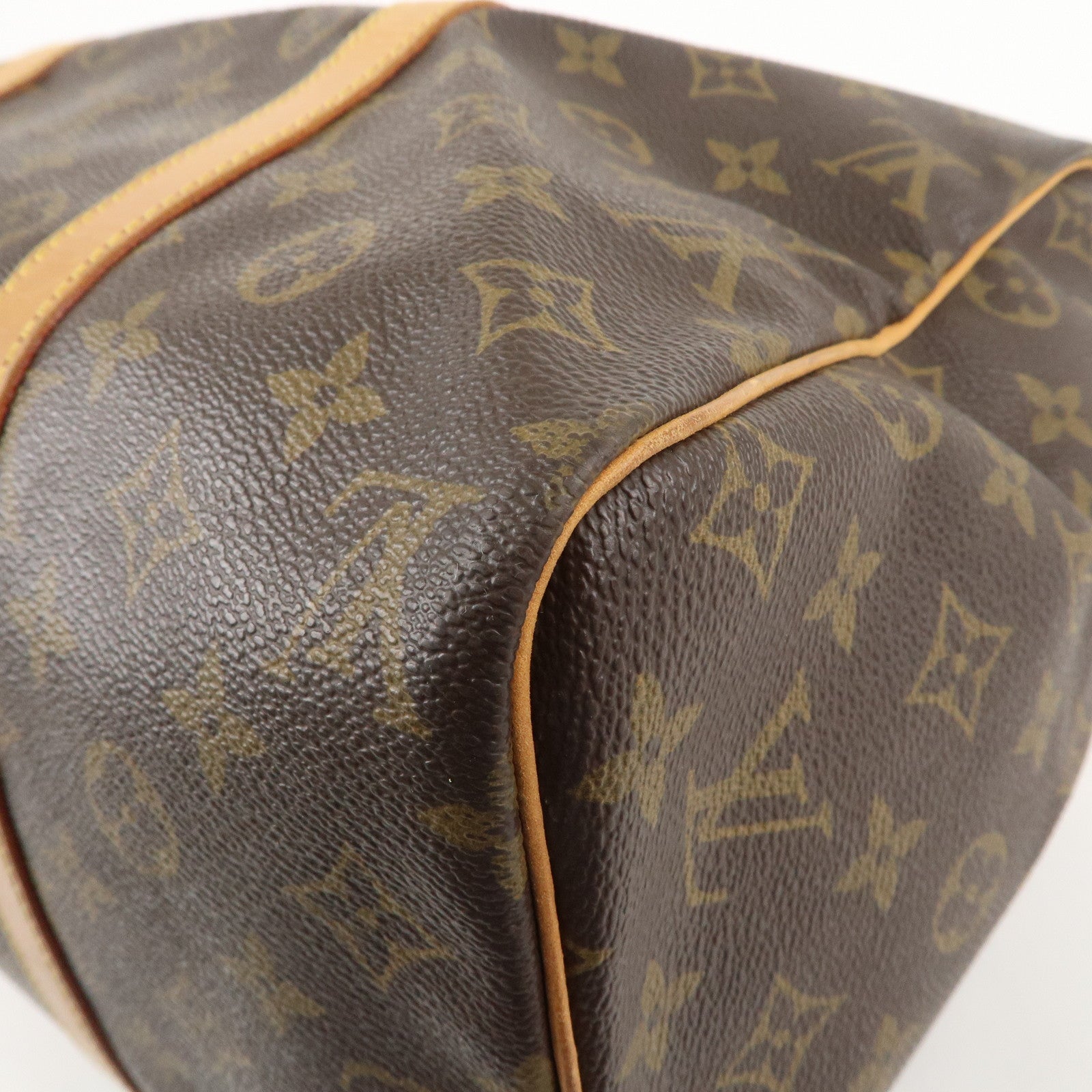 Louis Vuitton Monogram Sac Souple 35 Boston Bag Brown M41626