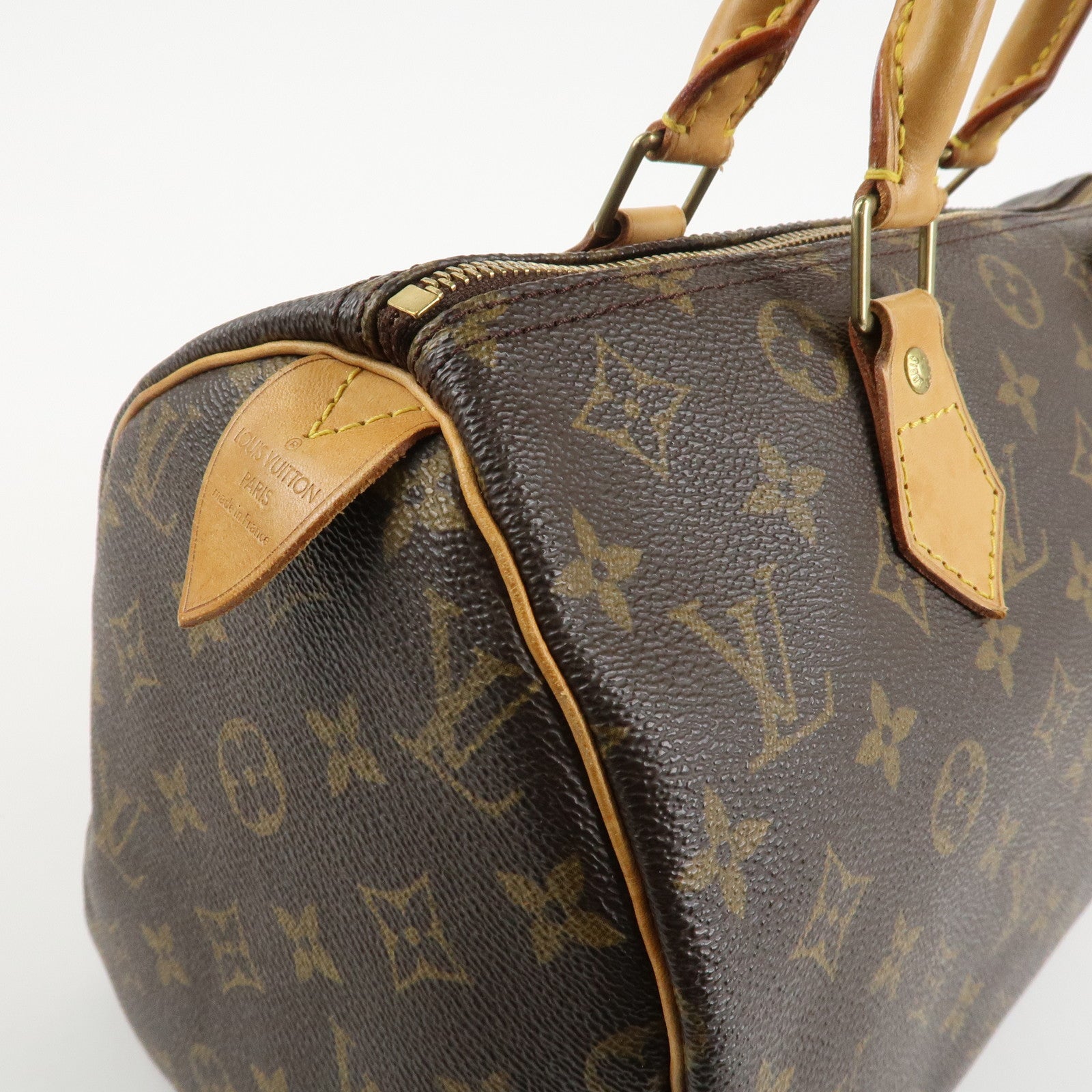 Louis Vuitton Monogram Speedy 30 Hand Bag Boston Bag M41526 Used