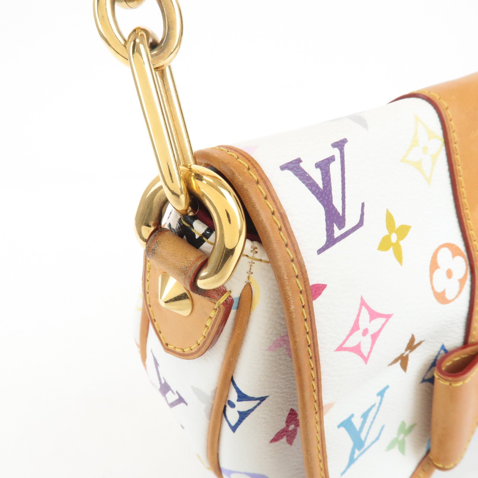 Louis Vuitton Monogram Multicolor Patti Shoulder Bag Blanc M40305