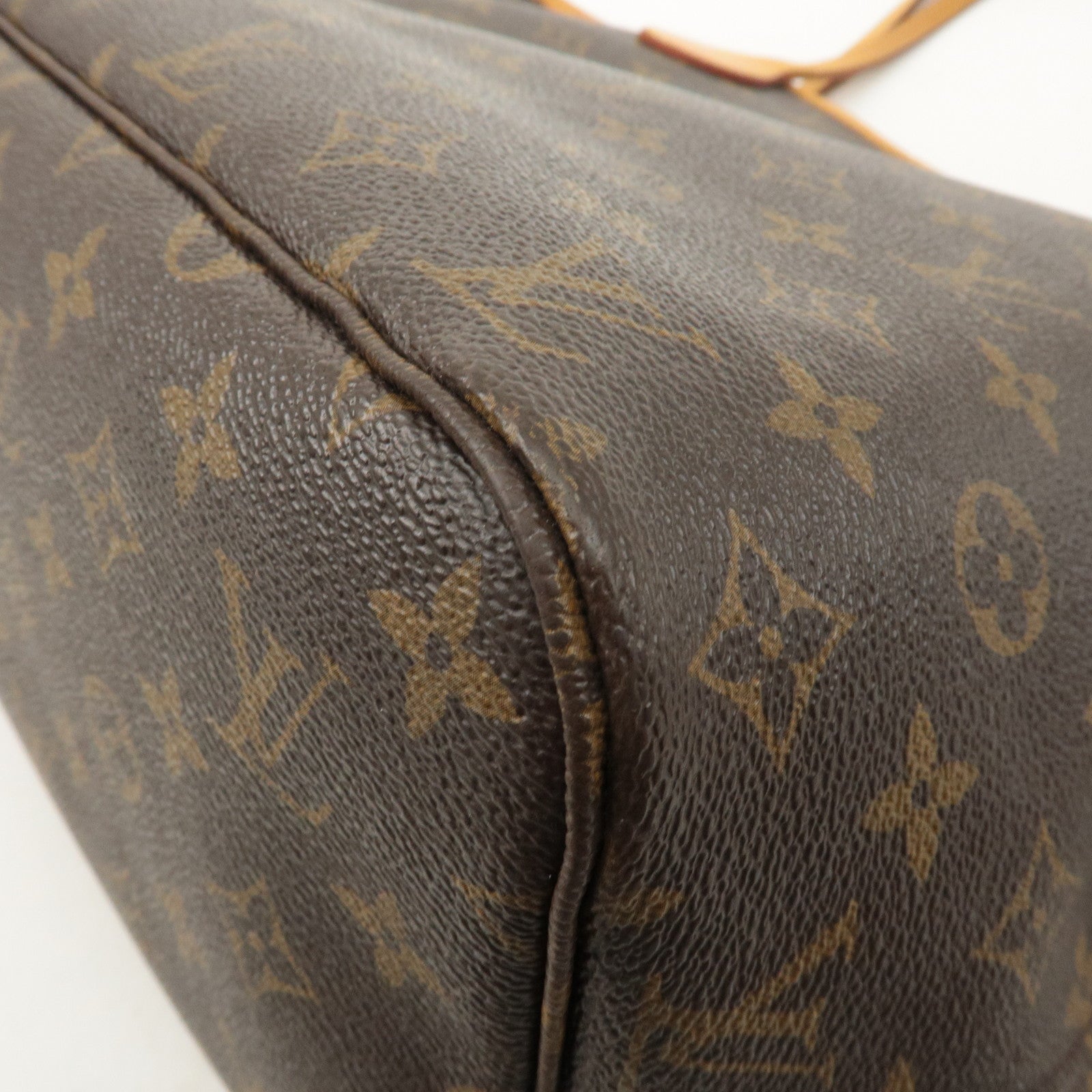 Louis Vuitton Monogram Neverfull MM Tote Bag Brown M41178