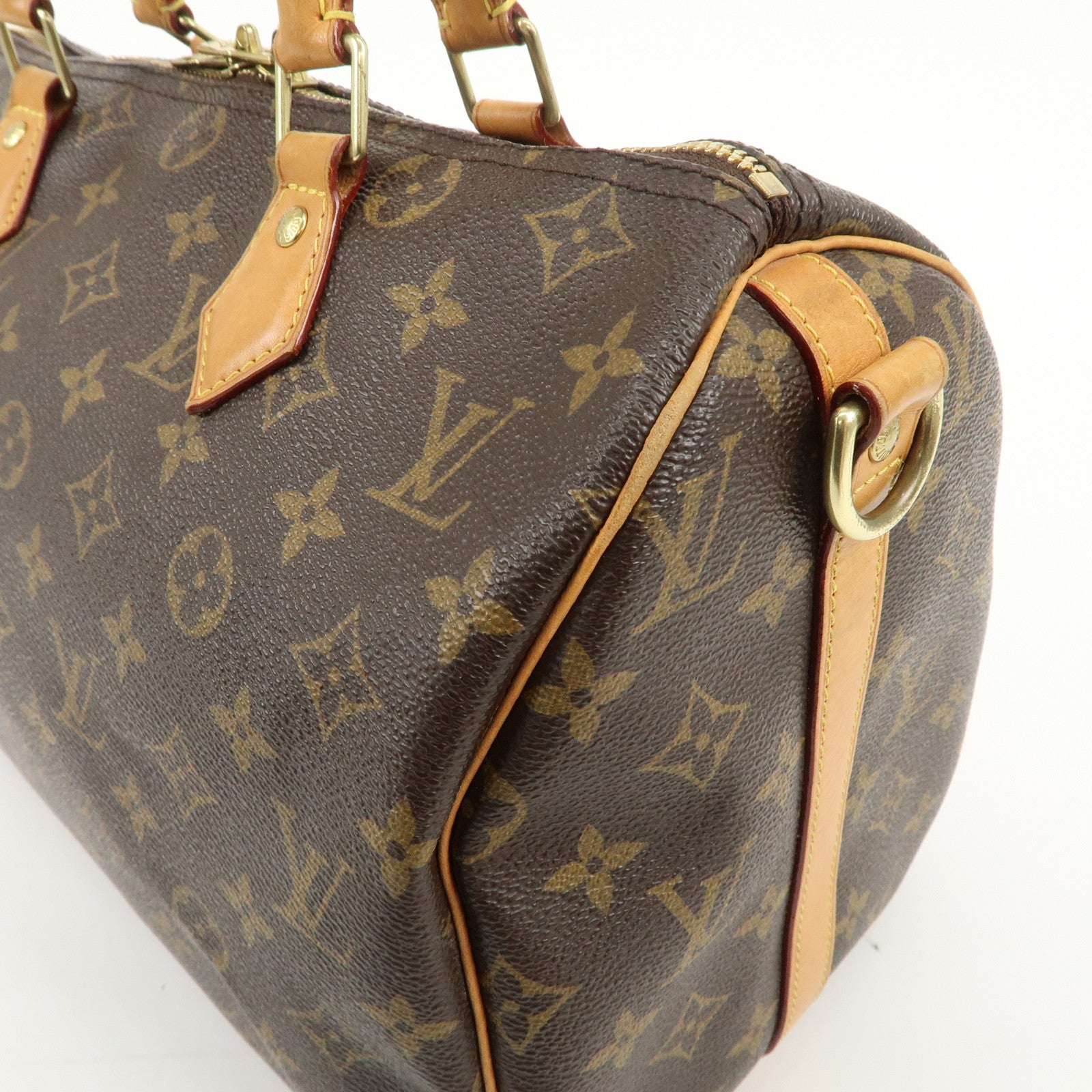 Louis Vuitton Monogram Speedy 30 Bandouliere Hand Bag M41112 Used