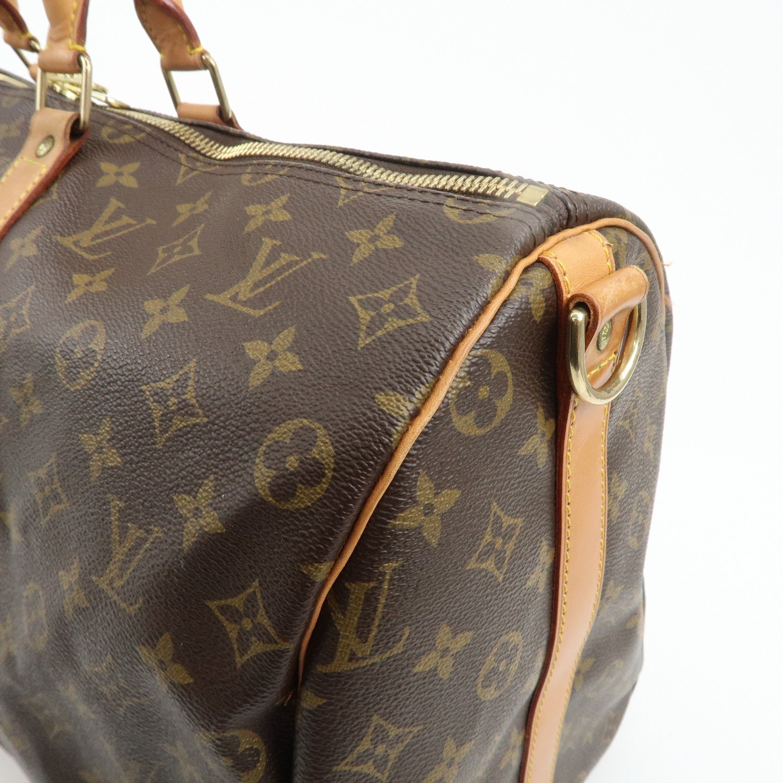 Louis Vuitton Monogram Keep All Bandouliere 50 Boston Bag M41416 Used