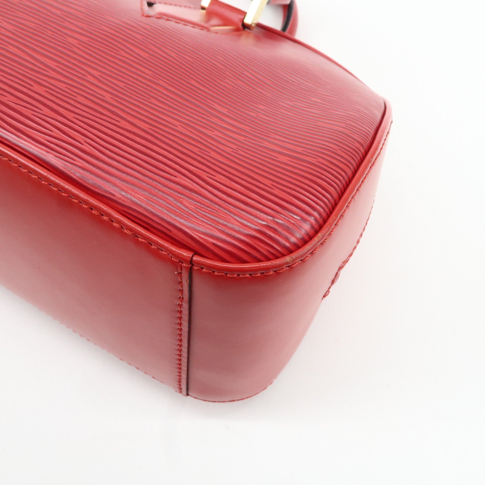 Louis Vuitton Epi Jasmine Hand Bag Castilian Red M52087