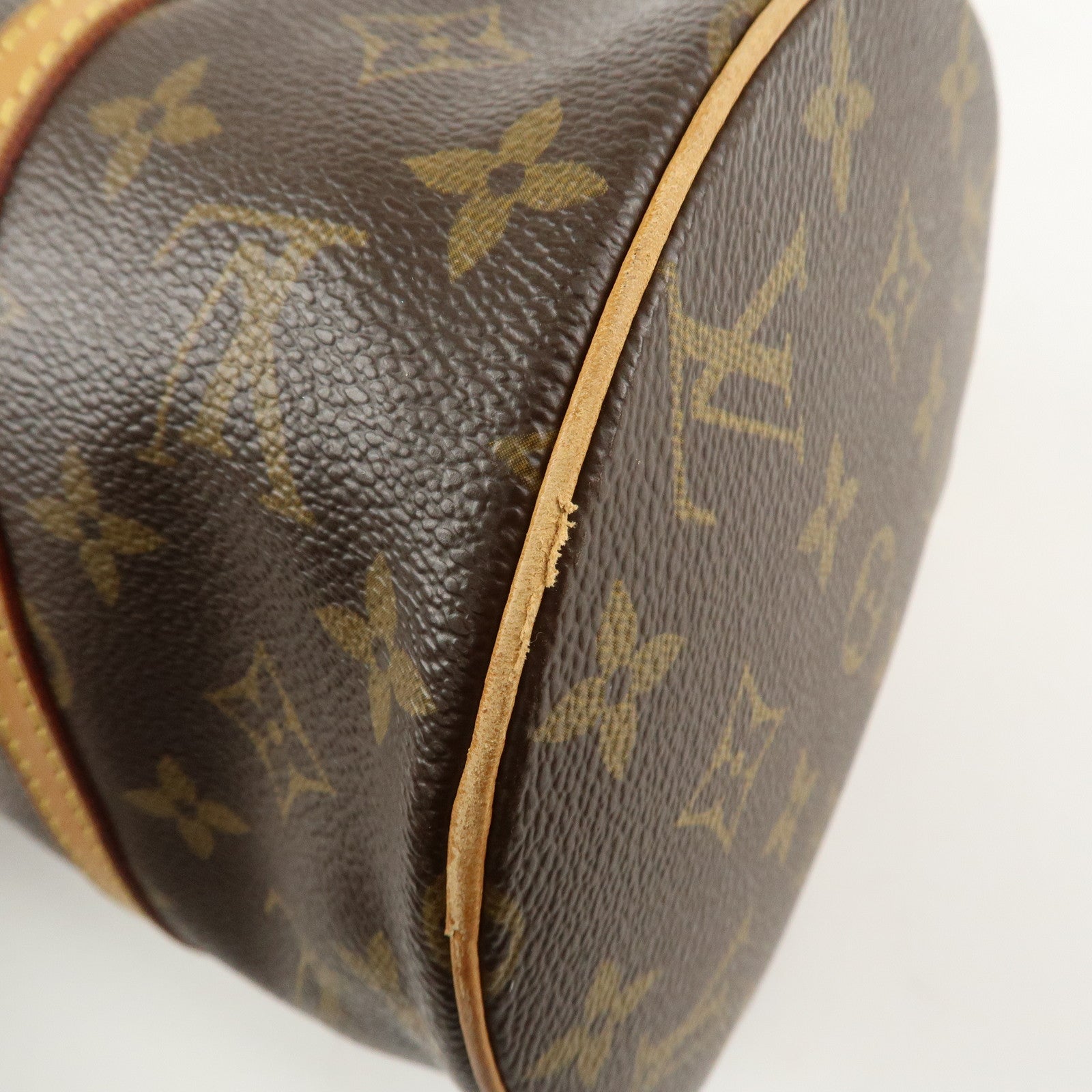 Louis Vuitton Monogram Papillon 30 Hand Bag Brown M51385 Used