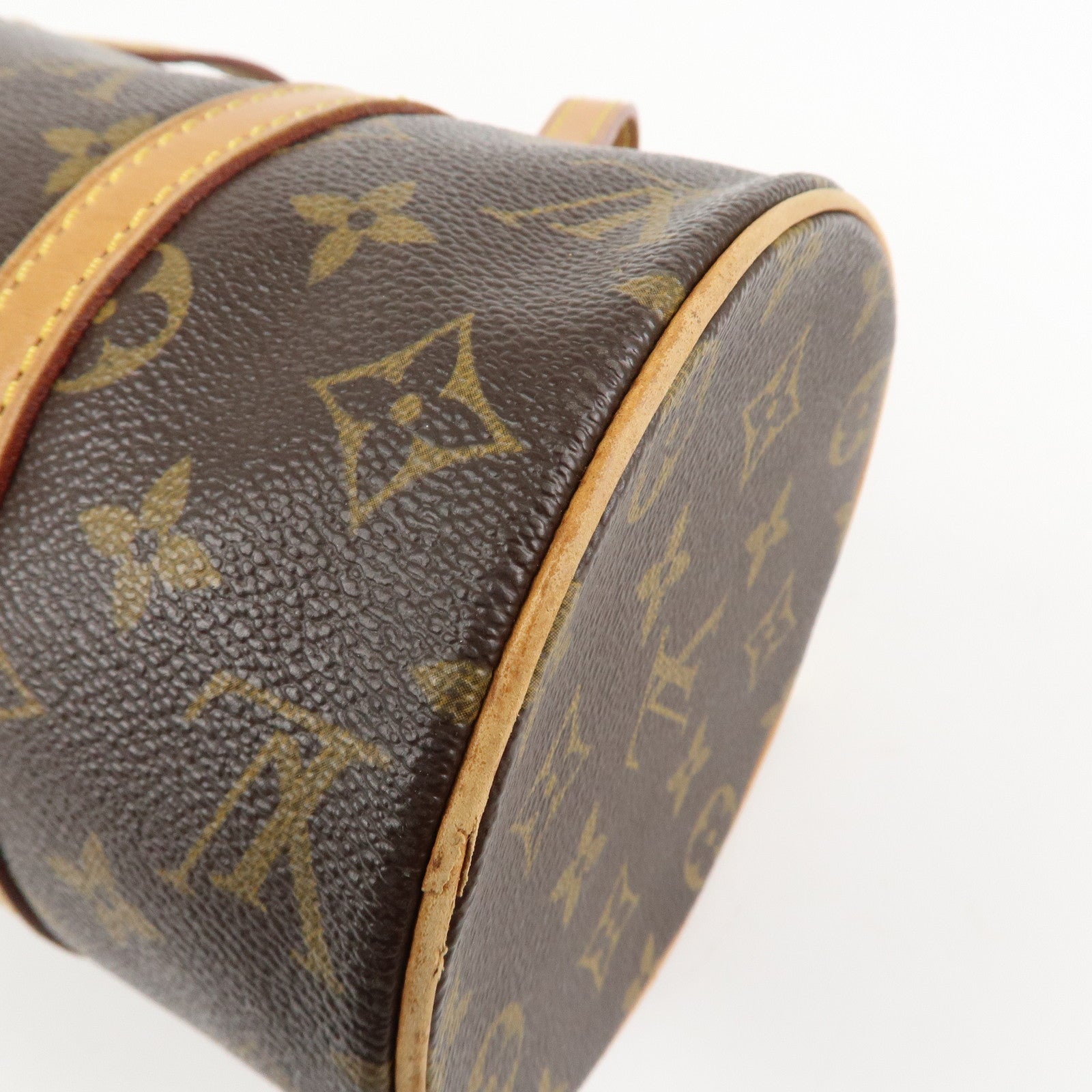 Louis Vuitton Monogram Papillon 26 Hand Bag Brown M51386 Used