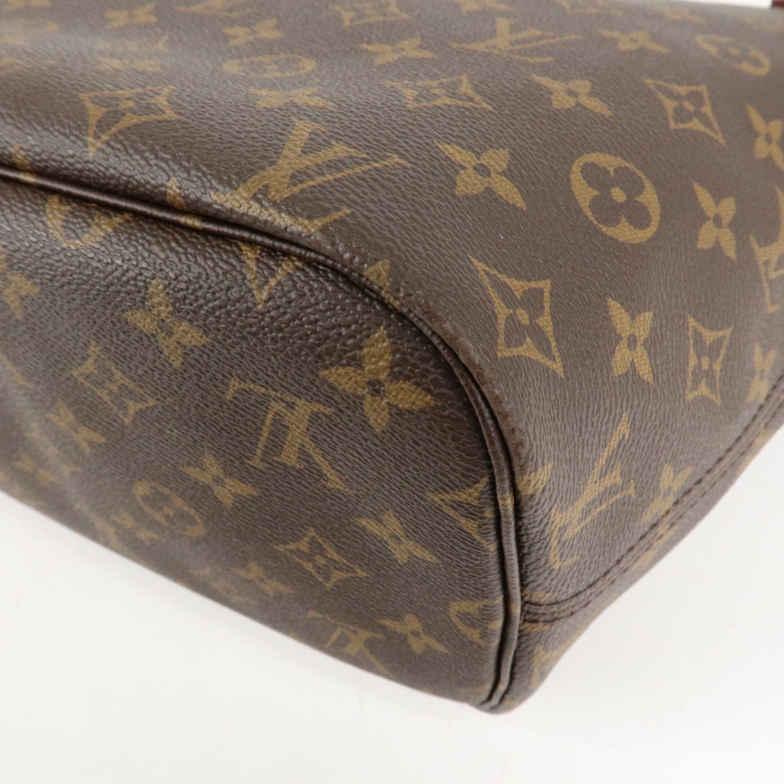 Louis Vuitton Monogram Neverfull MM Tote Bag Fuchisia M40996