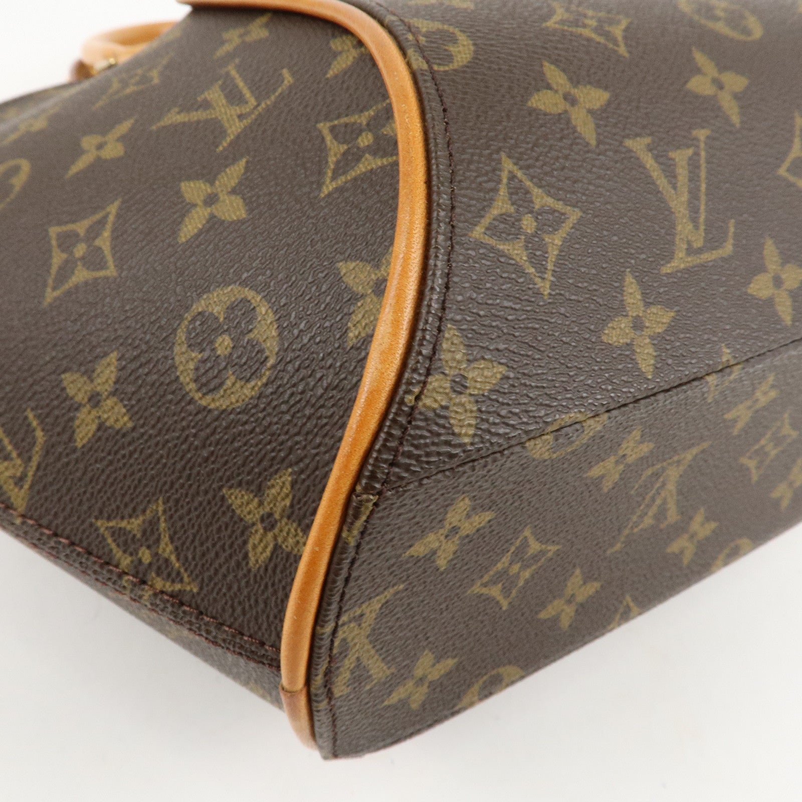 Louis Vuitton Monogram Ellipse MM Hand Bag Brown M51126 Used