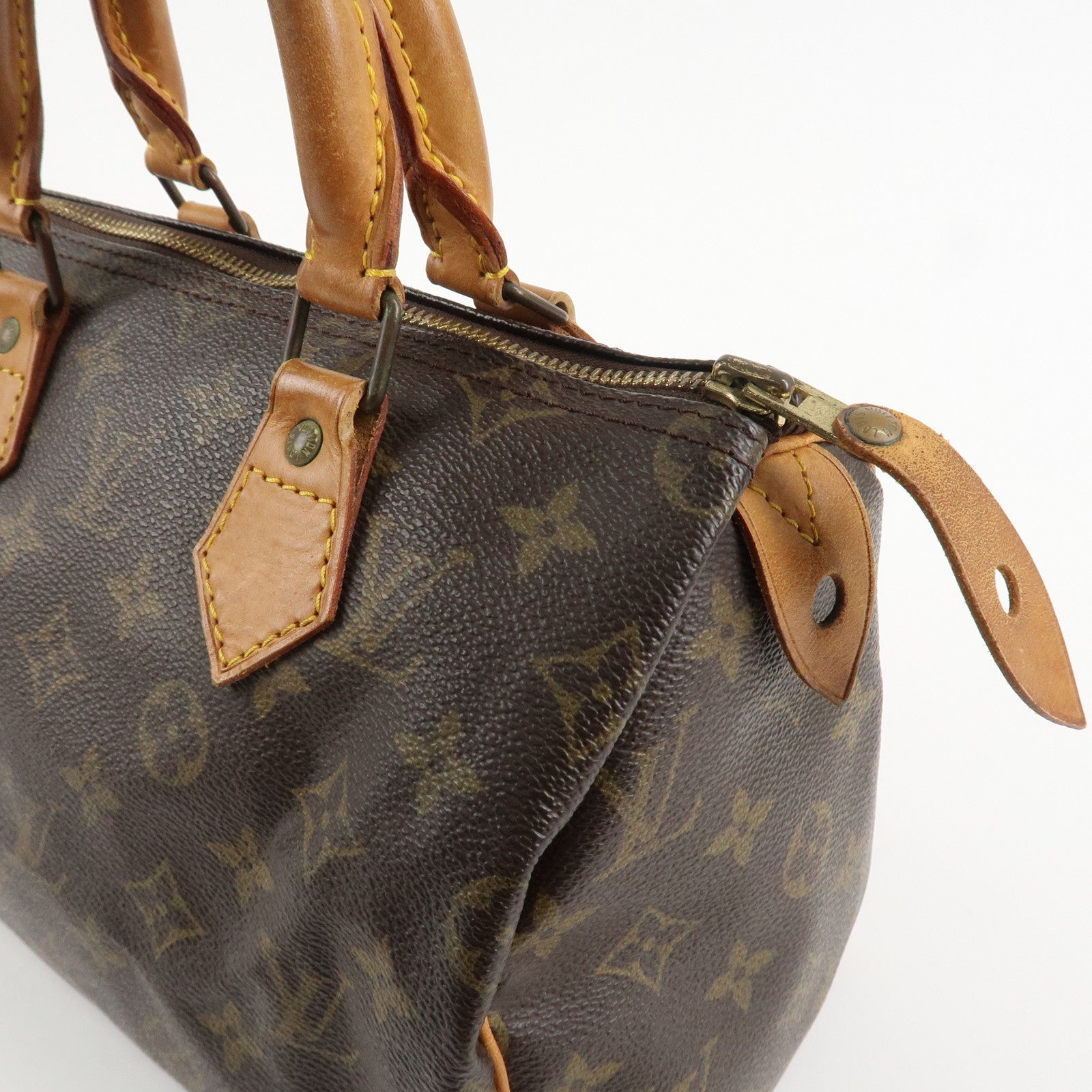 Louis Vuitton Monogram Speedy 25 Hand Bag Boston Bag M41528 Used