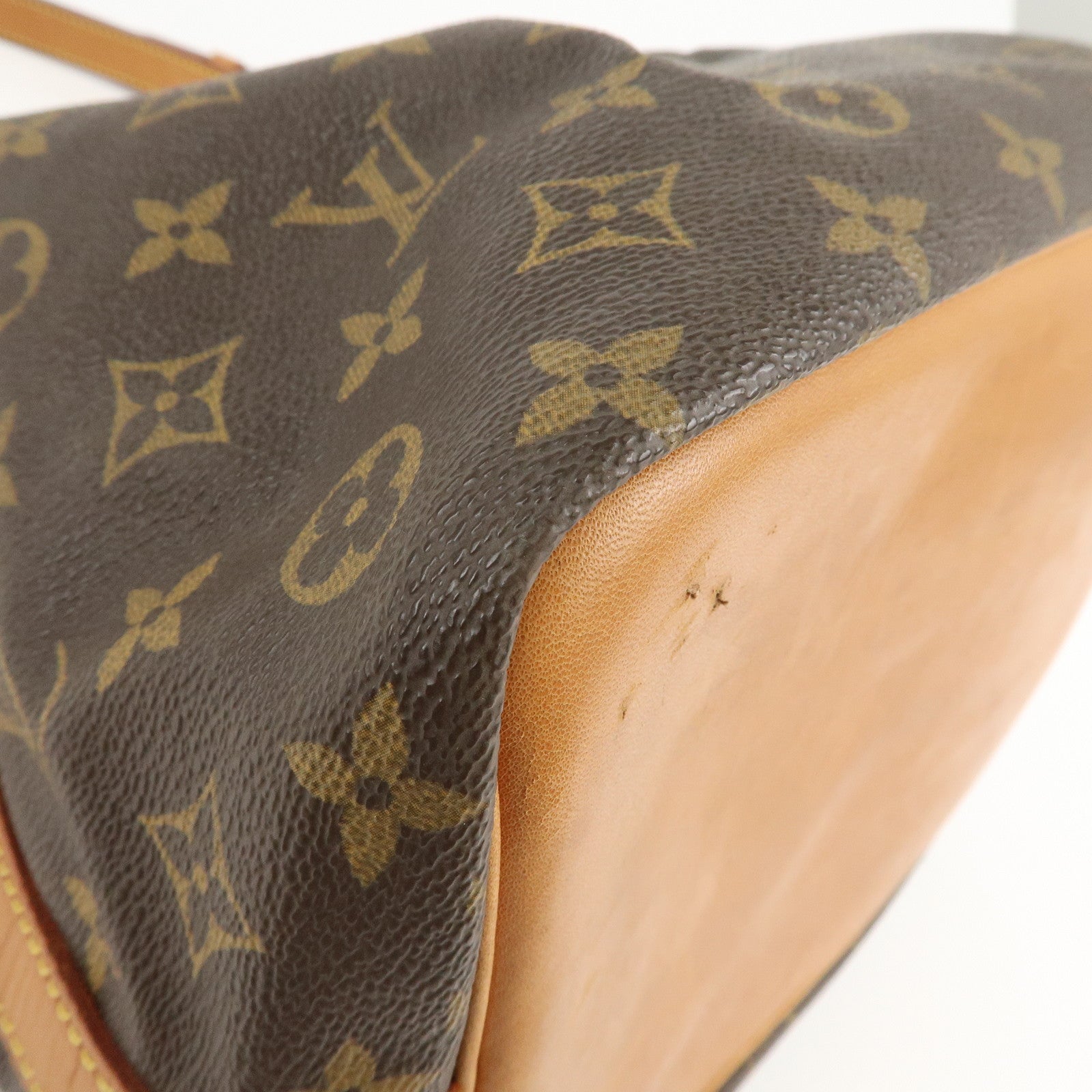 Louis Vuitton Monogram Petit Noe Shoulder Bag Brown M42226 Used