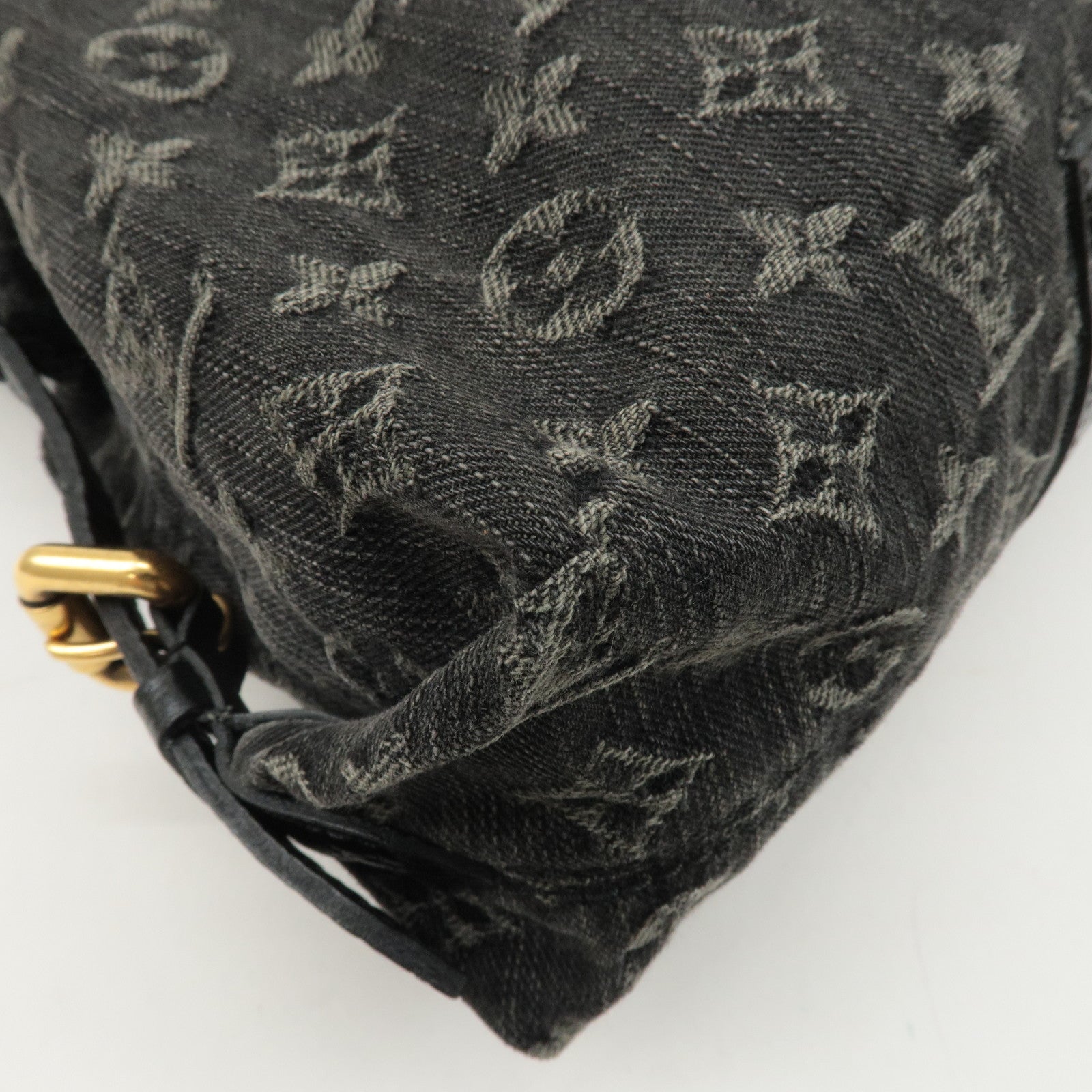 Louis Vuitton Monogram Denim Neo Cabby GM Shoulder Bag Noir M95352