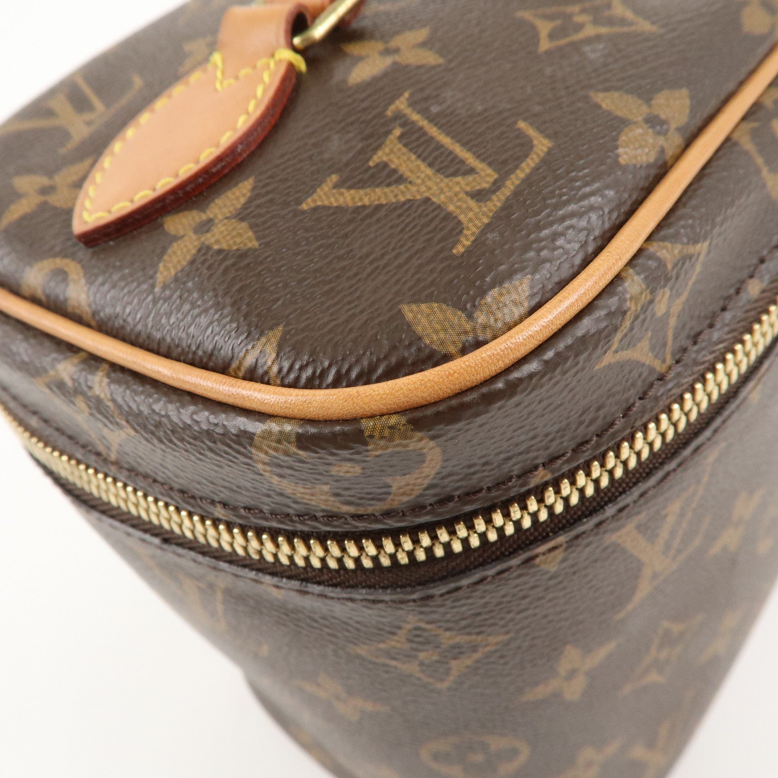 Louis Vuitton Monogram Nice BB Vanity Bag Brown M42265