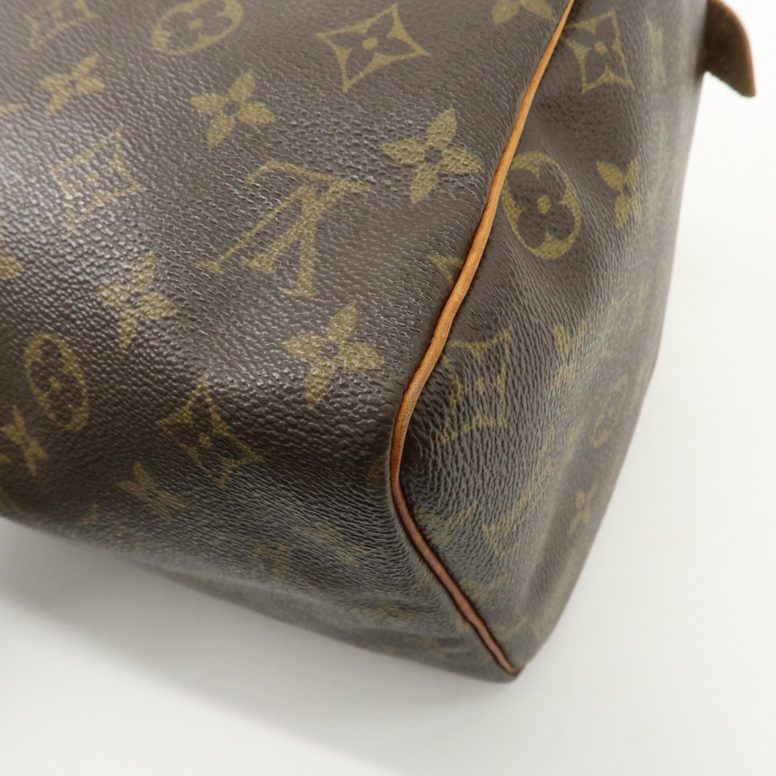 Louis Vuitton Monogram Speedy 30 Hand Bag Boston Bag M41526 Used