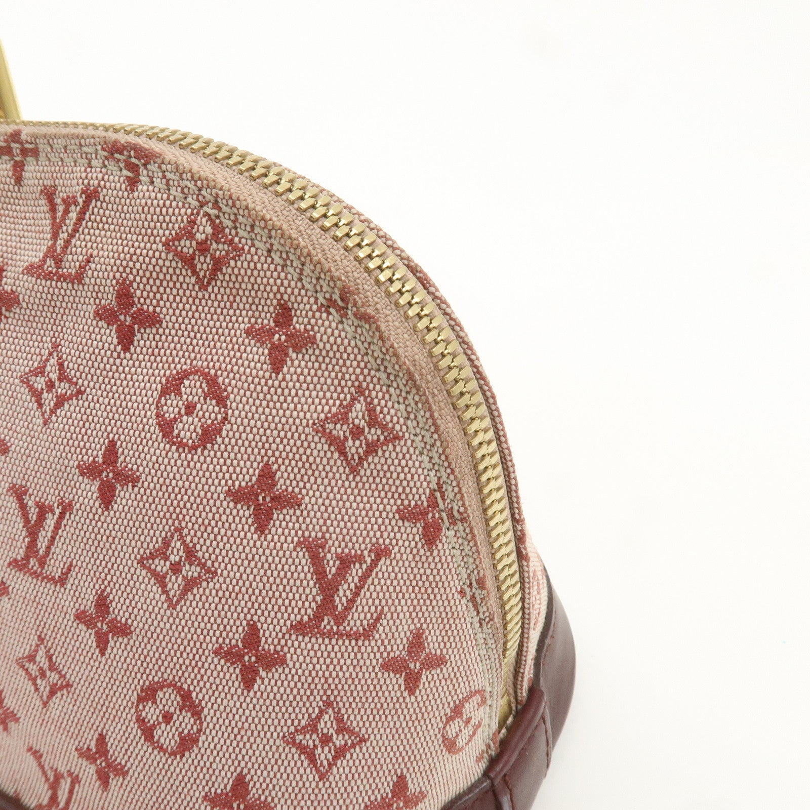 Louis Vuitton Monogram Mini Almaron Hand Bag Cerise M92207