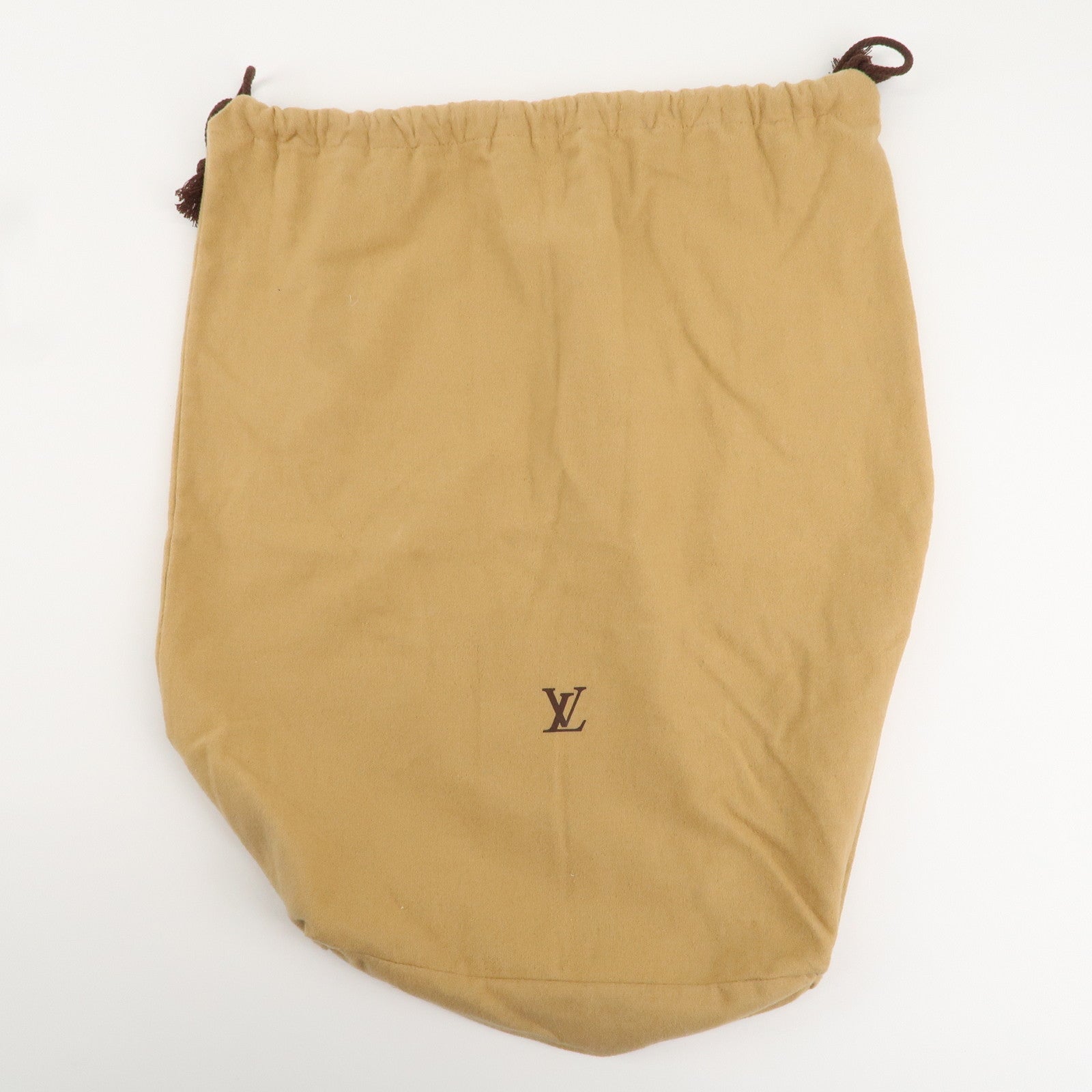 Louis Vuitton Set of 9 Dust Bag Storage Bag Drawstring Brown Beige