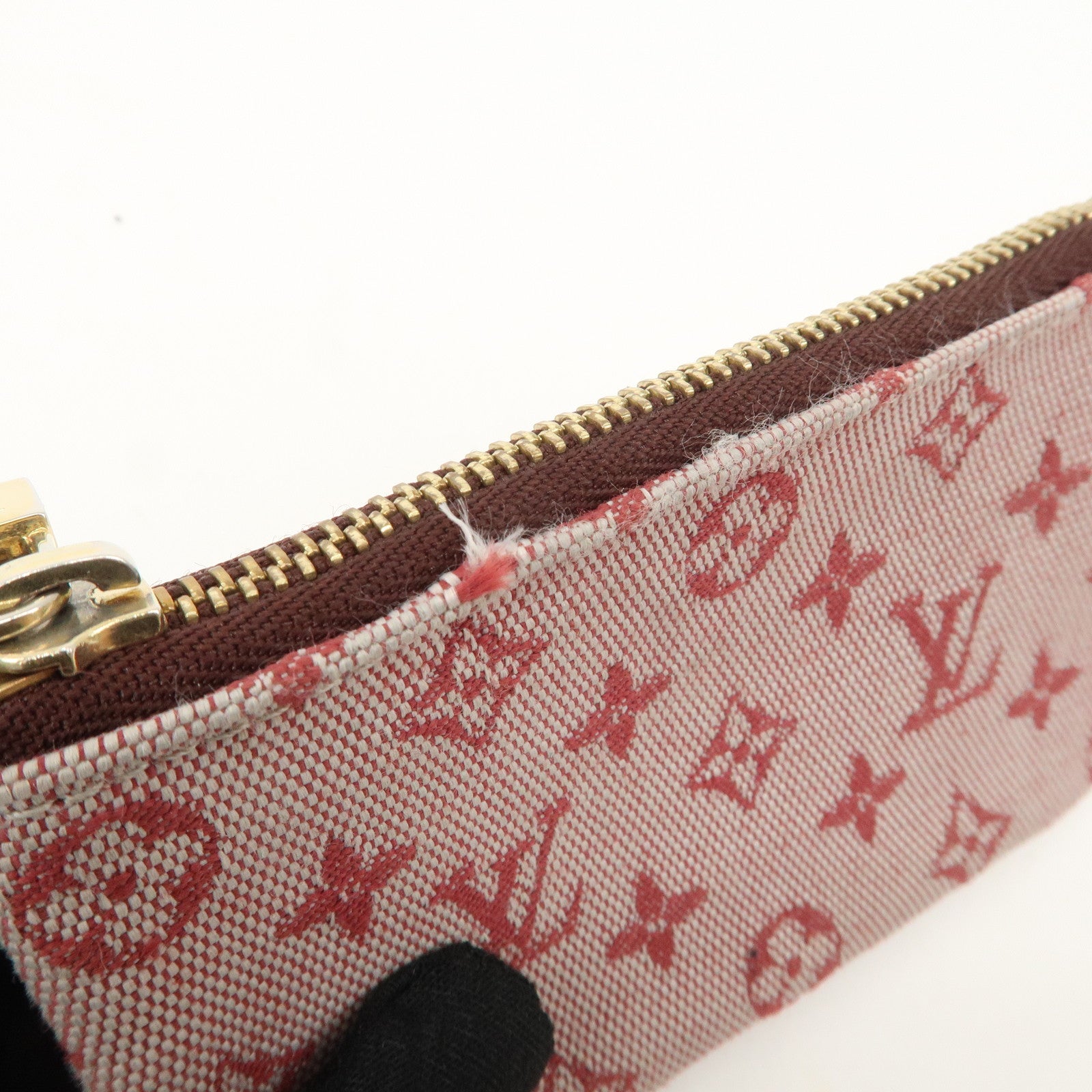 Louis Vuitton Monogram Mini Pochette Cles Coin Case Cerise M92238 Used