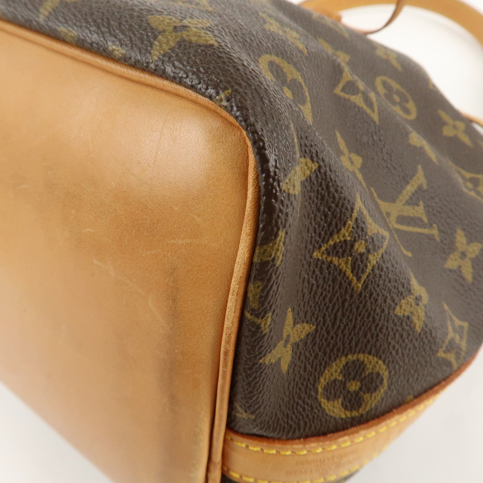 Louis Vuitton Monogram Petit Noe Shoulder Bag Brown M42226 Used