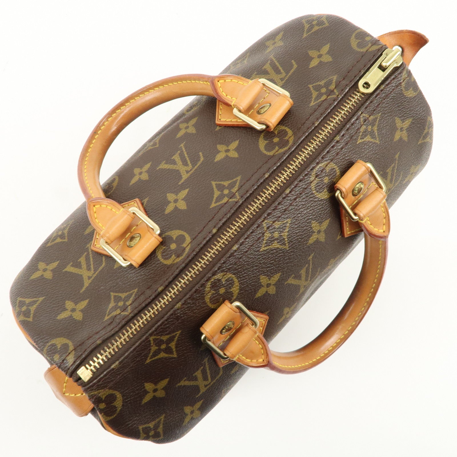 Louis Vuitton Monogram Speedy 25 Hand Bag Boston Bag M41528 Used