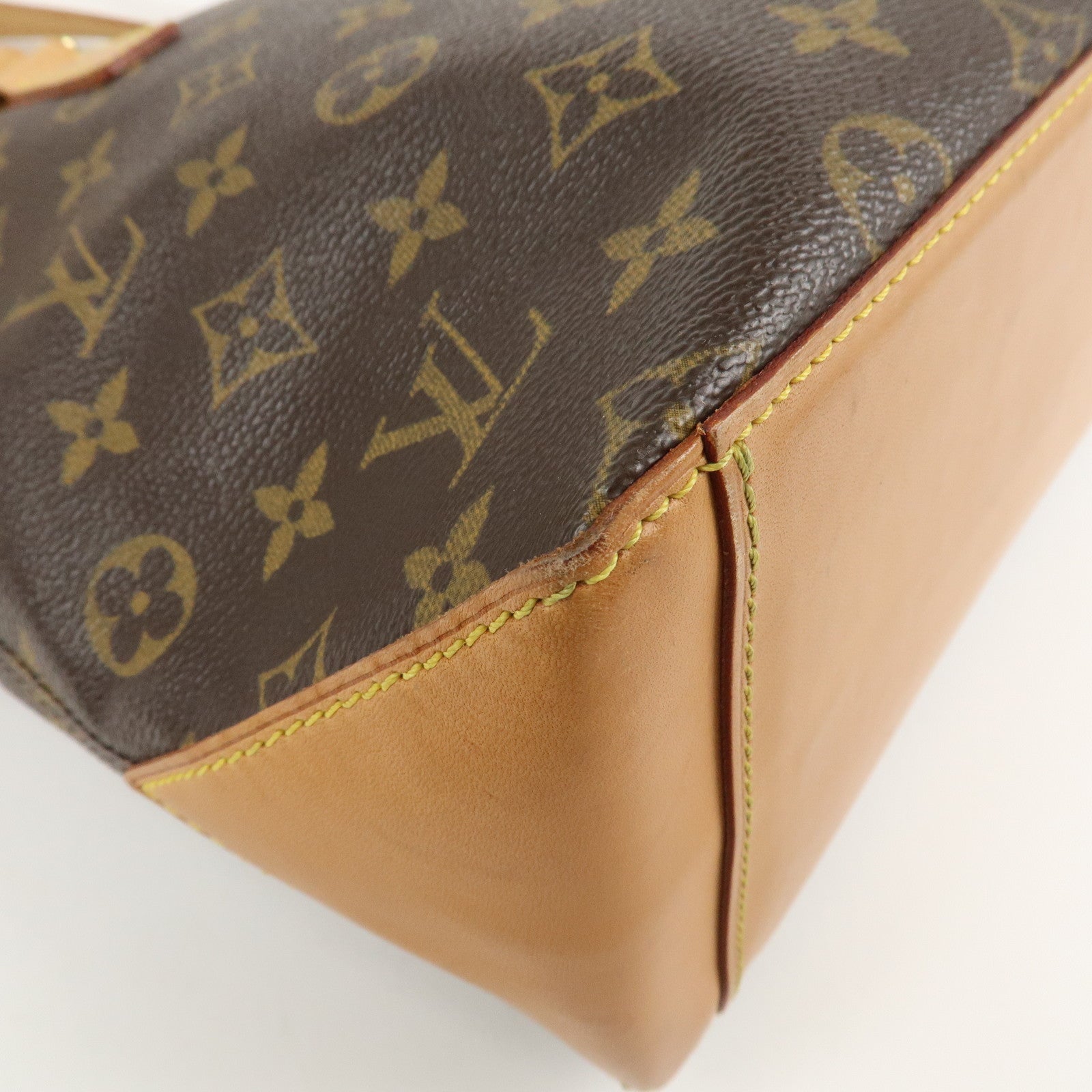 Louis Vuitton Monogram Cabas Piano Tote Bag Brown M51148 Used