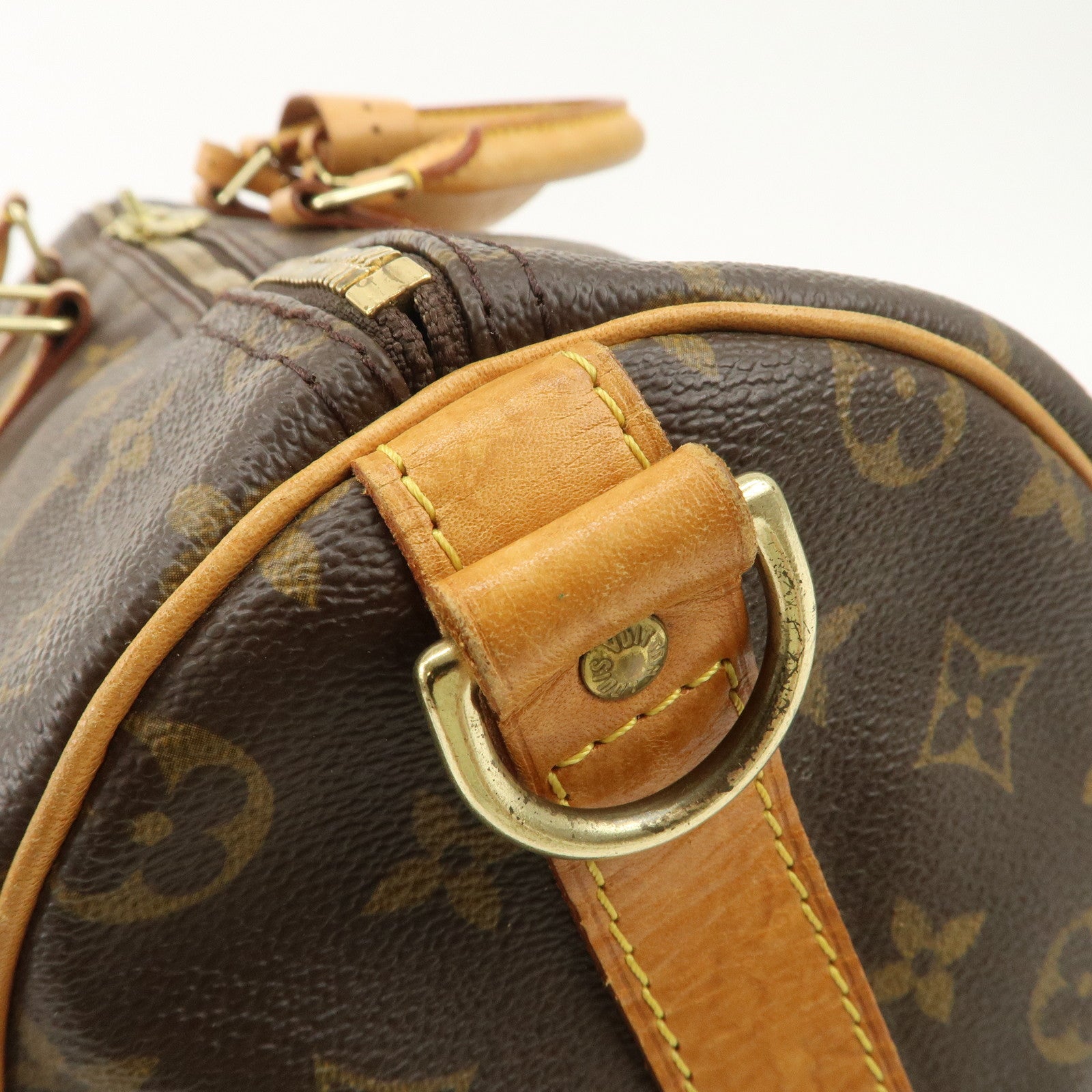 Louis Vuitton Monogram Keep All Bandouliere 50 Boston Bag M41416 Used