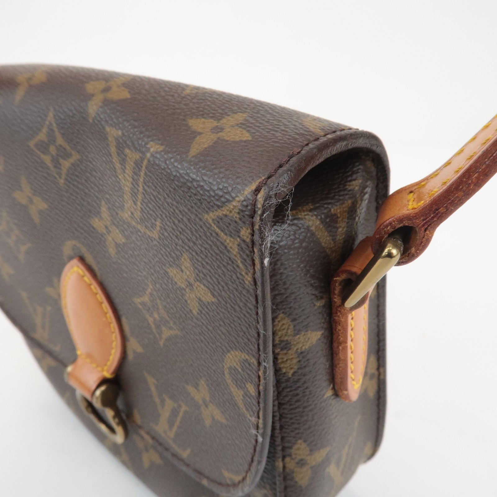 Louis Vuitton Monogram Mini Saint Cloud Shoulder Bag M51244 Used