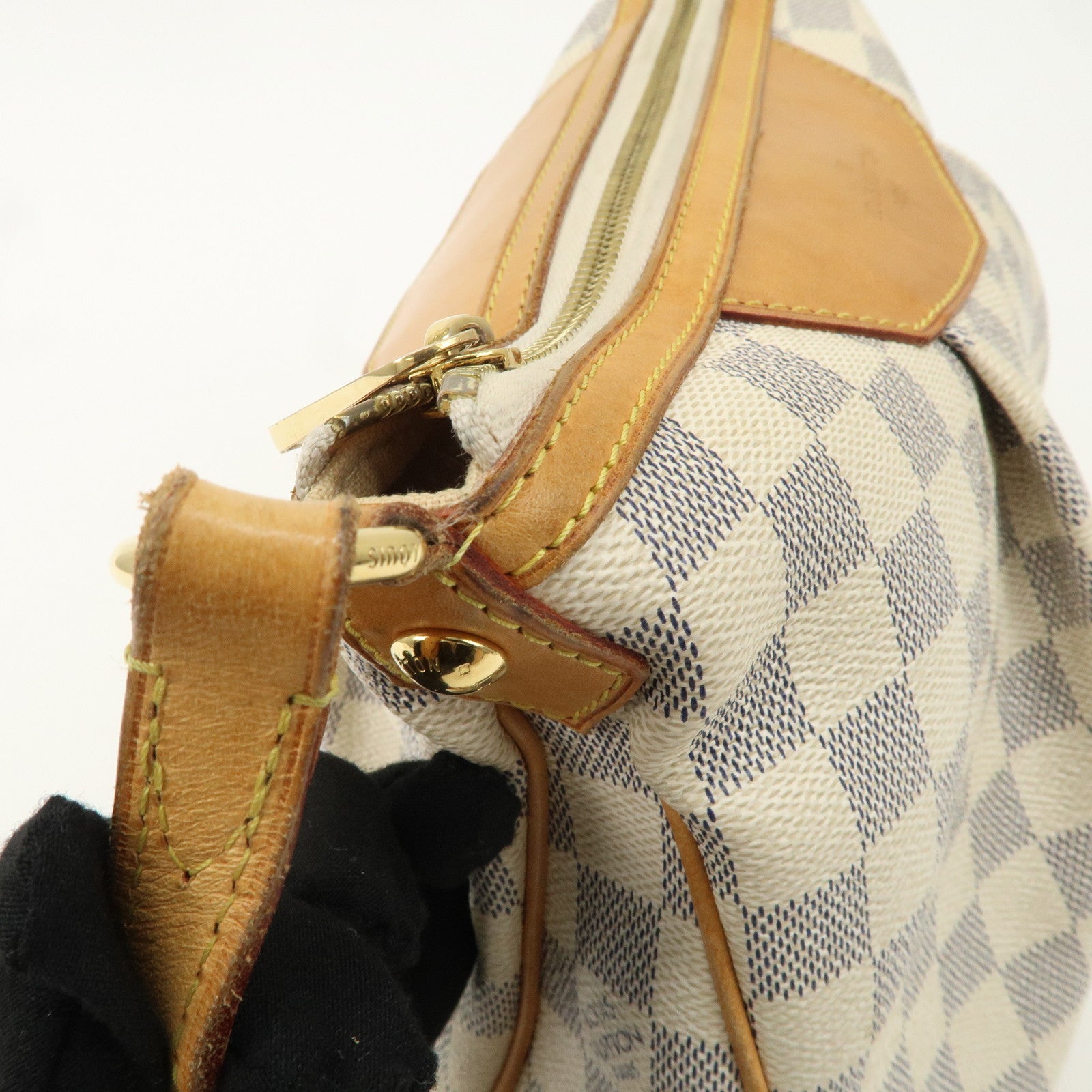 Louis Vuitton Damier Azur Siracusa PM Shoulder Bag N41113