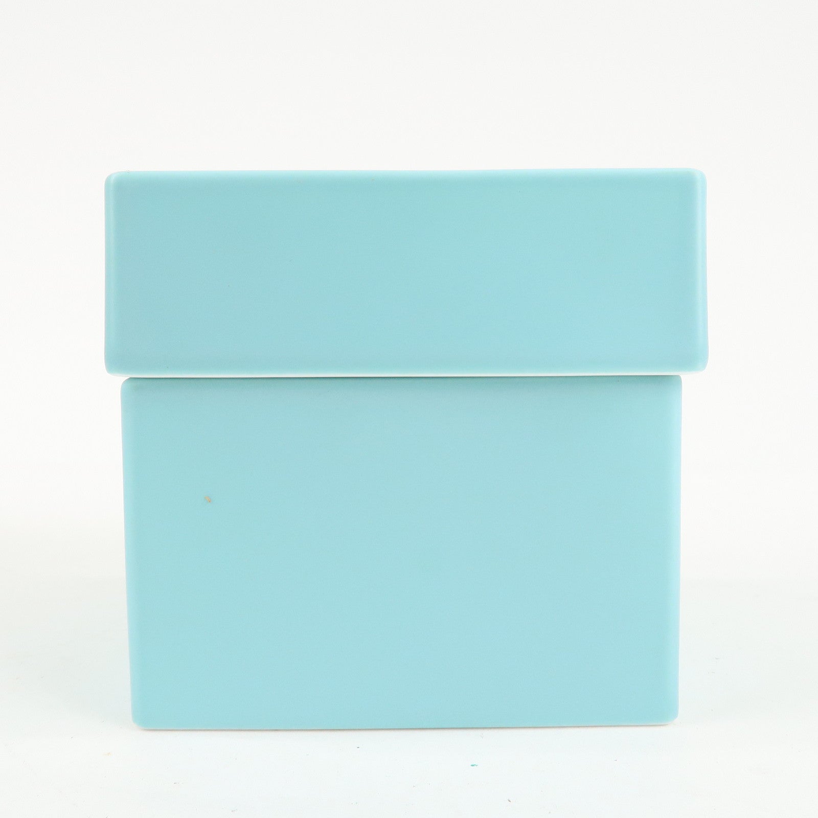 Tiffany&Co. Set of 2 Bone Ash Bone China Pottery Box Blue