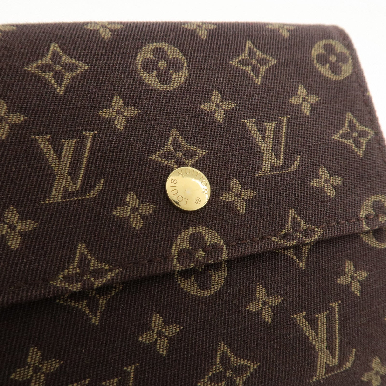 Louis Vuitton Monogram Mini Lin Portefeuille Elise Wallet M95233