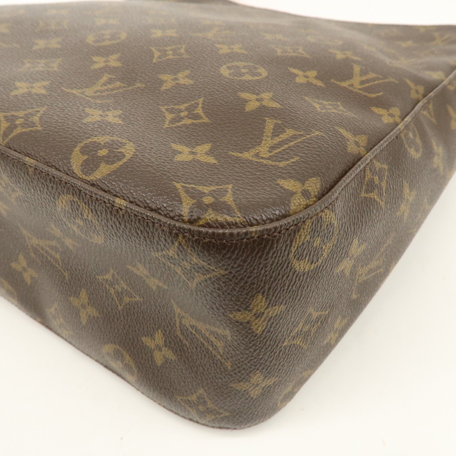 Louis Vuitton Monogram Looping GM Shoulder Bag Brown M51145