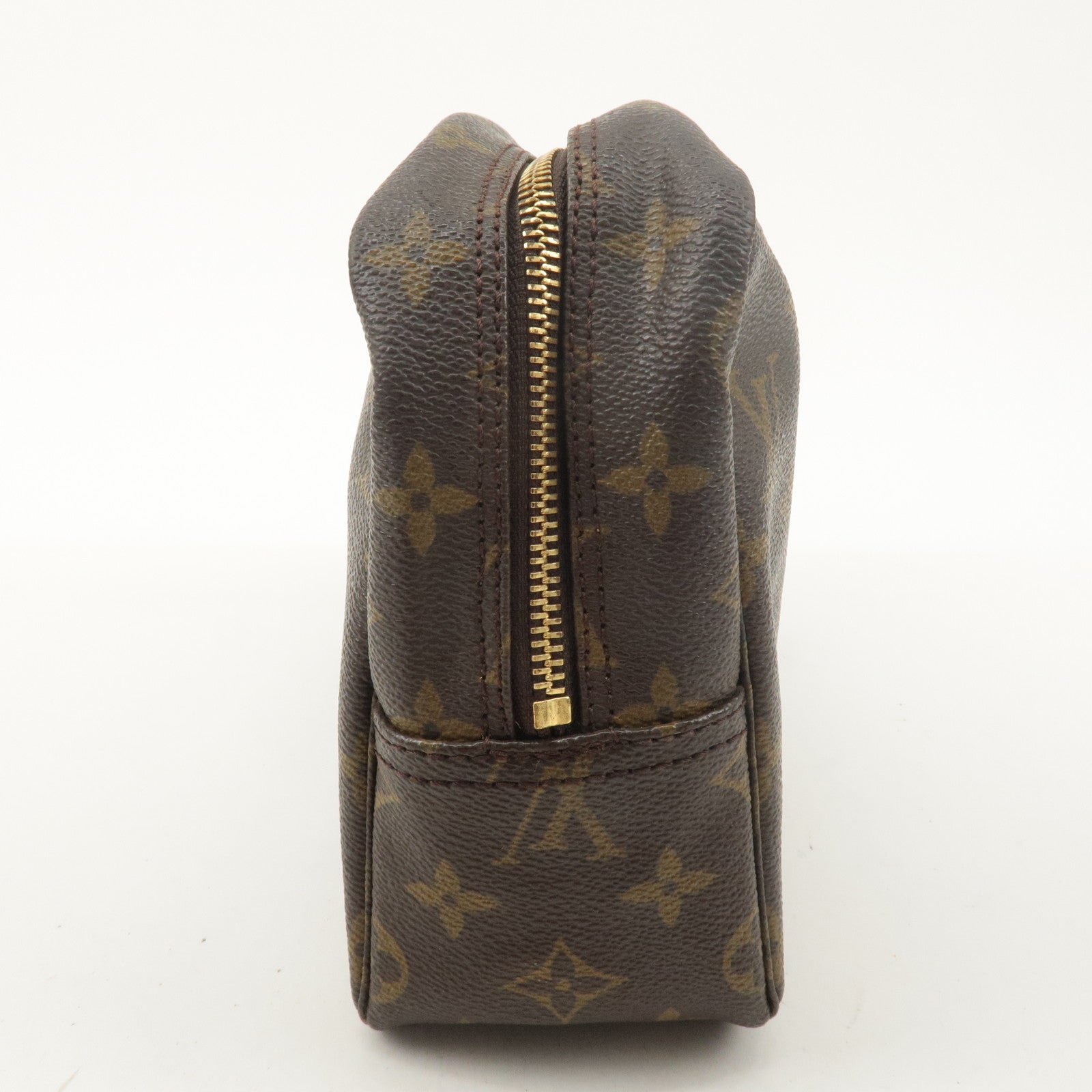 Louis Vuitton Monogram Trousse Toilette 28 Pouch Brown M47522