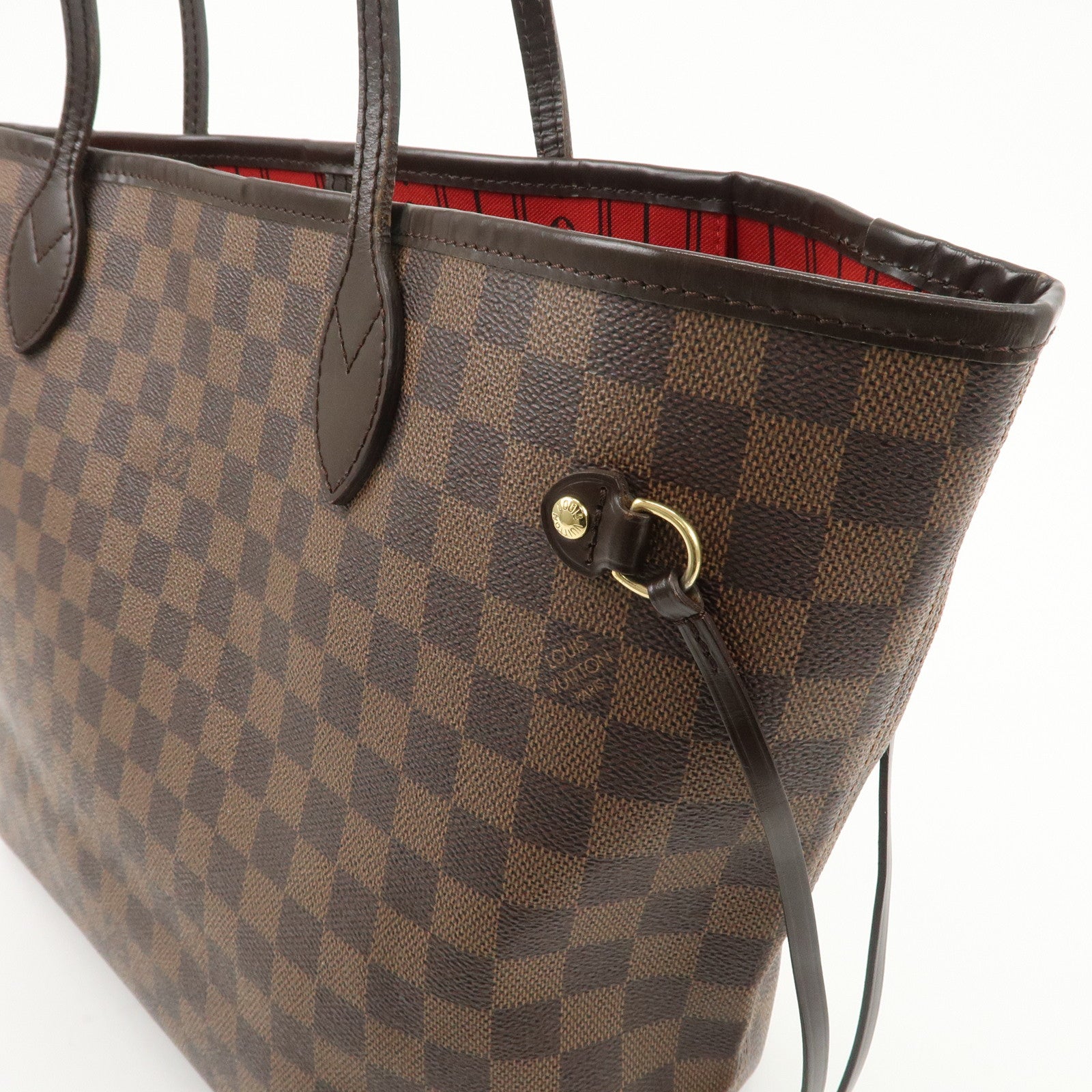 Louis Vuitton Damier Neverfull MM Tote Bag N51105 Used