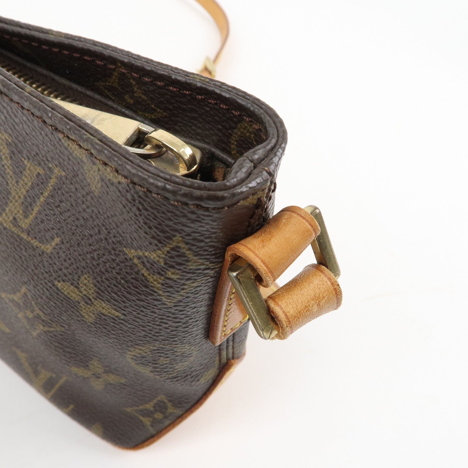 Louis Vuitton Monogram Trotteur Shoulder Bag Brown M51240